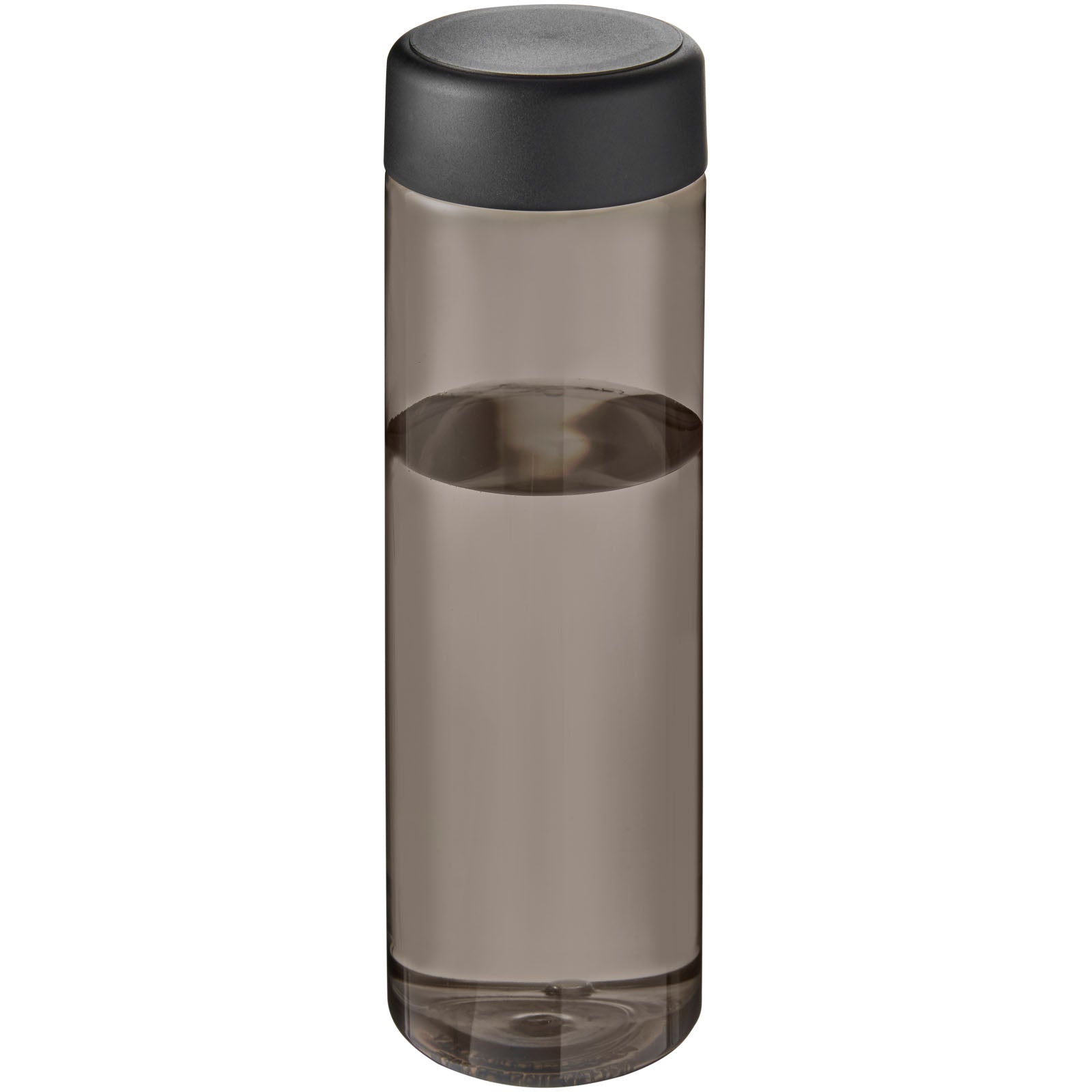 H2O Active® Eco Vibe 850 ml Wasserflasche mit Drehdeckel – Kohle und Schwarz