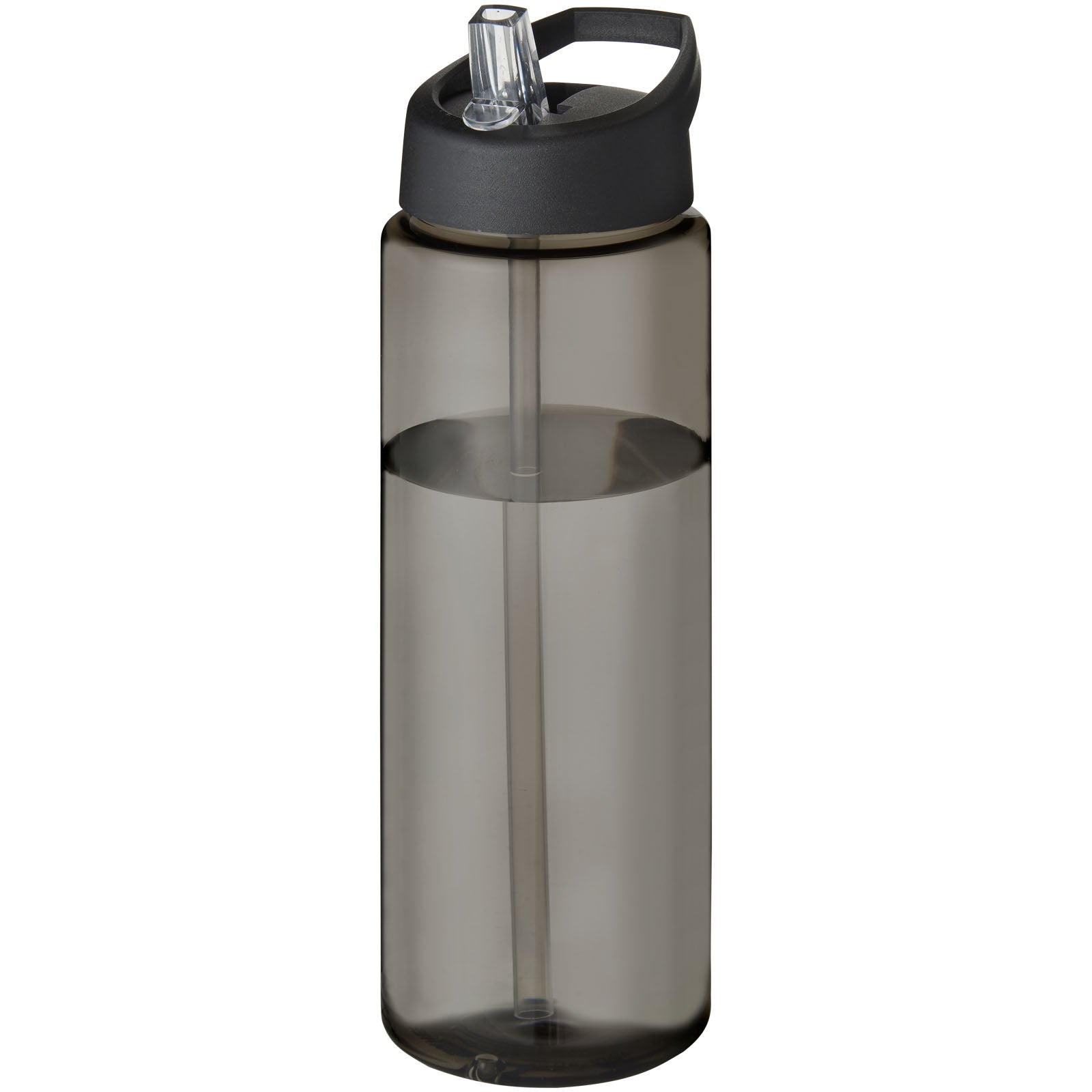 H2O Active® Eco Vibe 850 ml Sportflasche mit Ausgussdeckel – Kohle und Schwarz