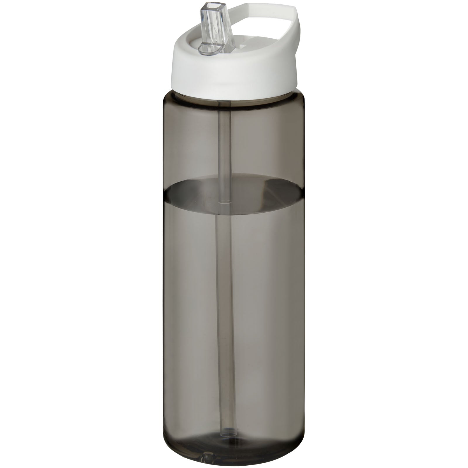 H2O Active® Eco Vibe 850 ml Sportflasche mit Ausgussdeckel – Kohle und Weiss
