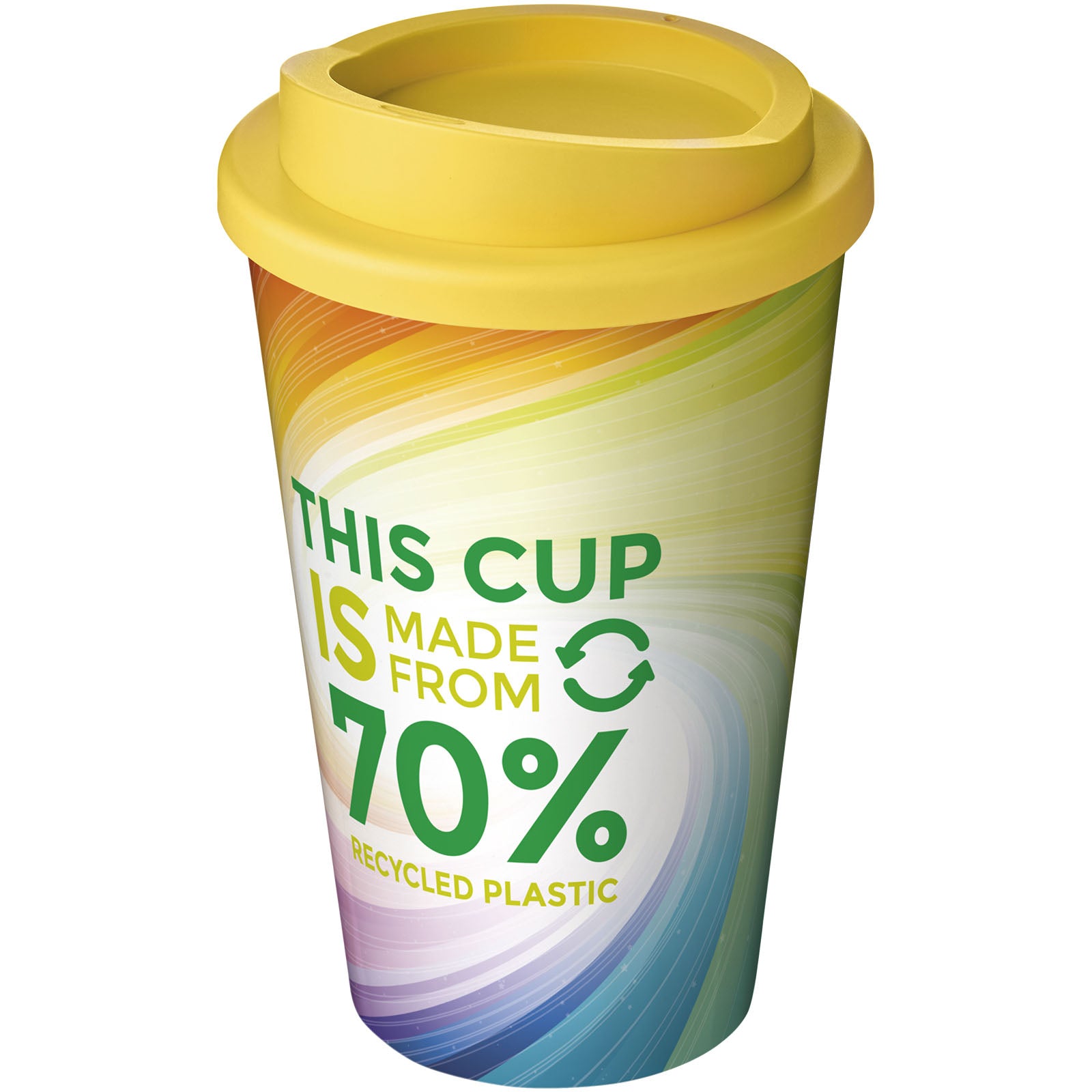 Brite-Americano® Eco 350 ml Isolierbecher – Gelb