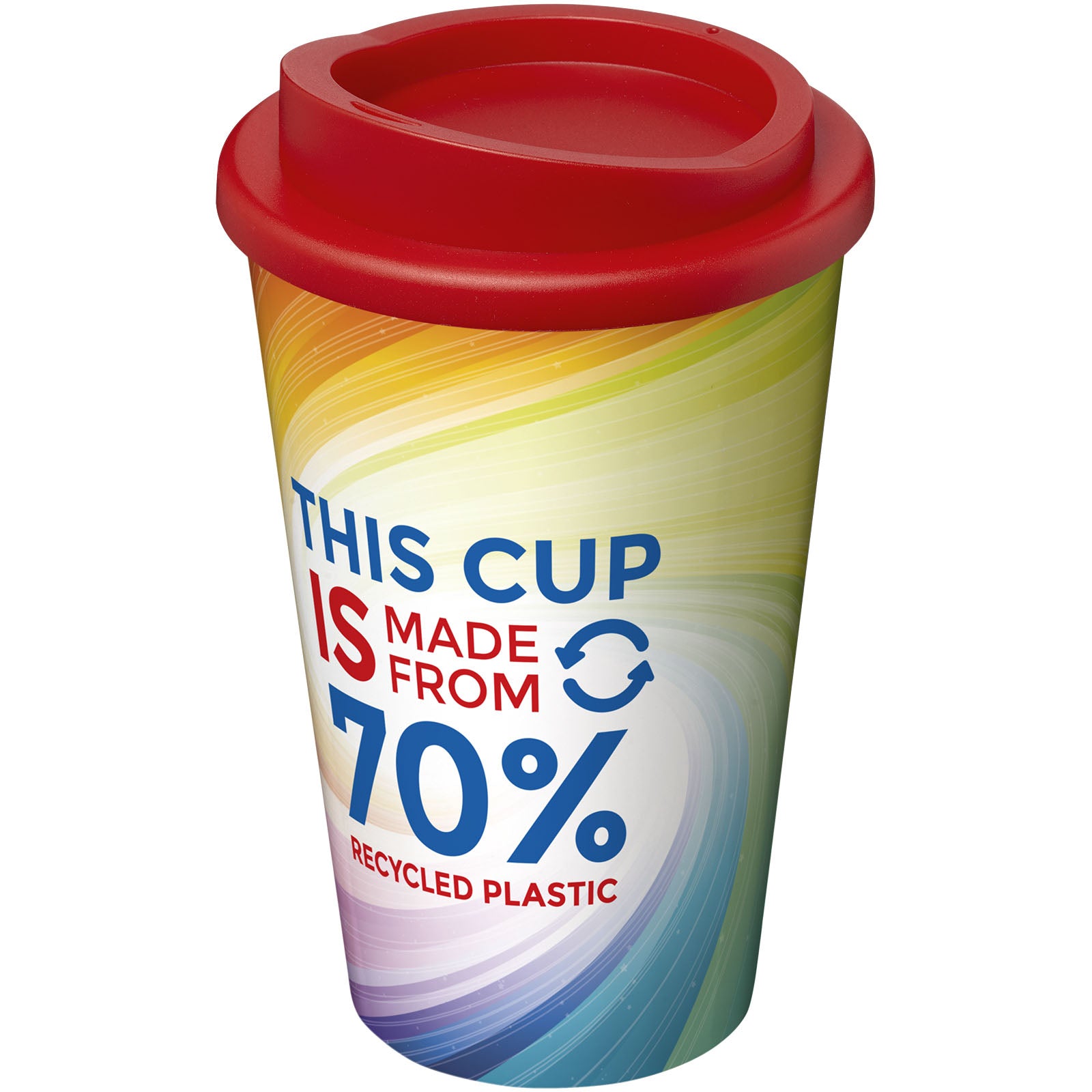 Brite-Americano® Eco 350 ml Isolierbecher – Rot