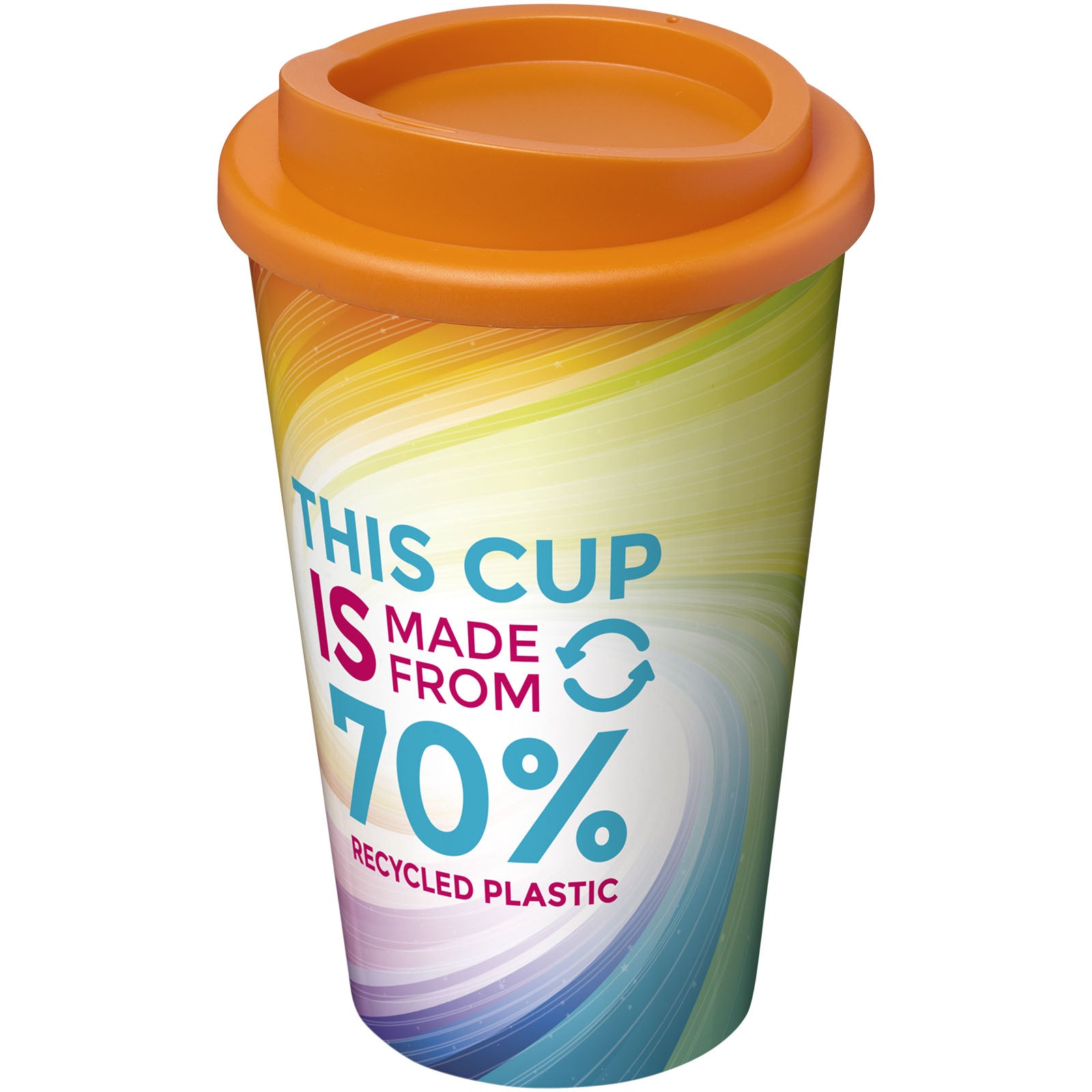 Brite-Americano® Eco 350 ml Isolierbecher – Orange