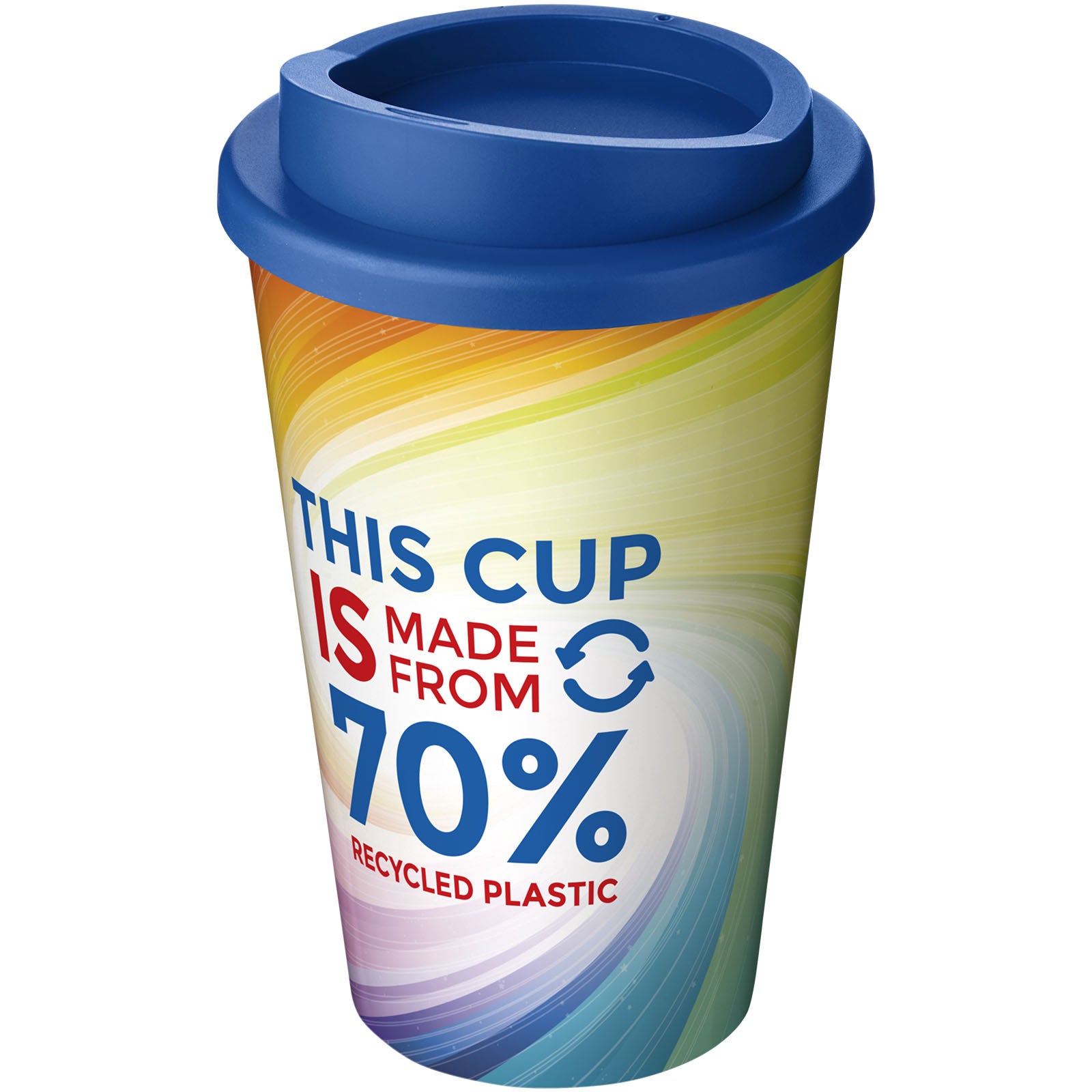 Brite-Americano® Eco 350 ml Isolierbecher – Mittelblau