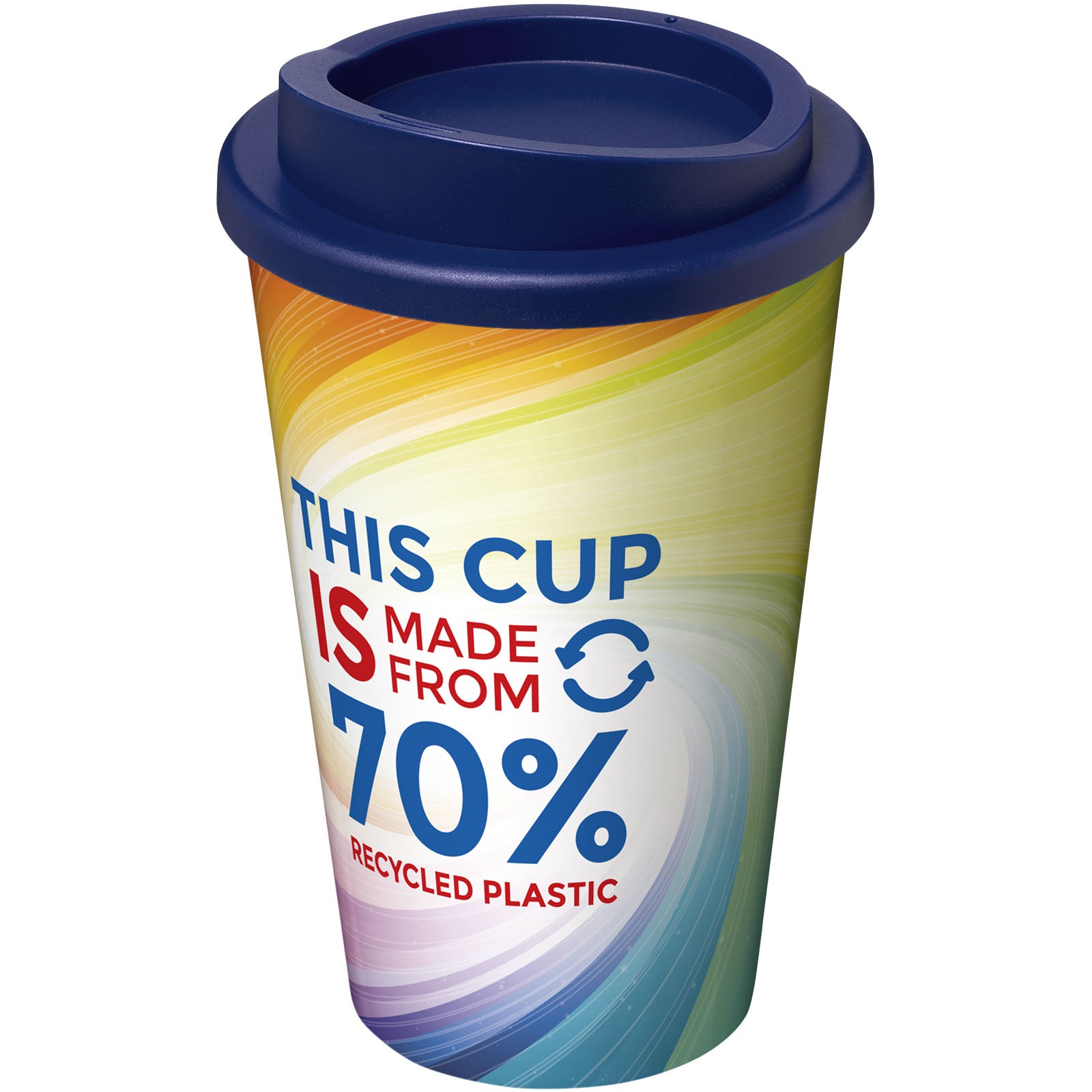 Brite-Americano® Eco 350 ml Isolierbecher – Blau
