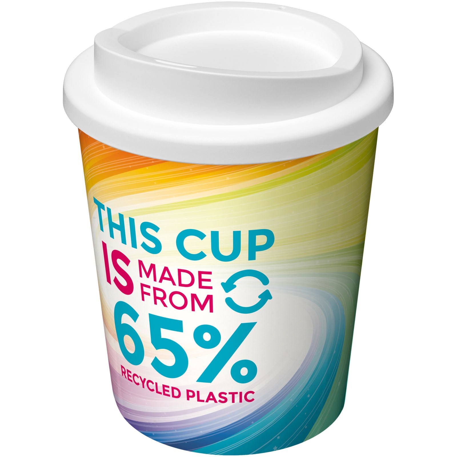 Brite-Americano® Eco Isolierbecher, 250 ml – Weiss