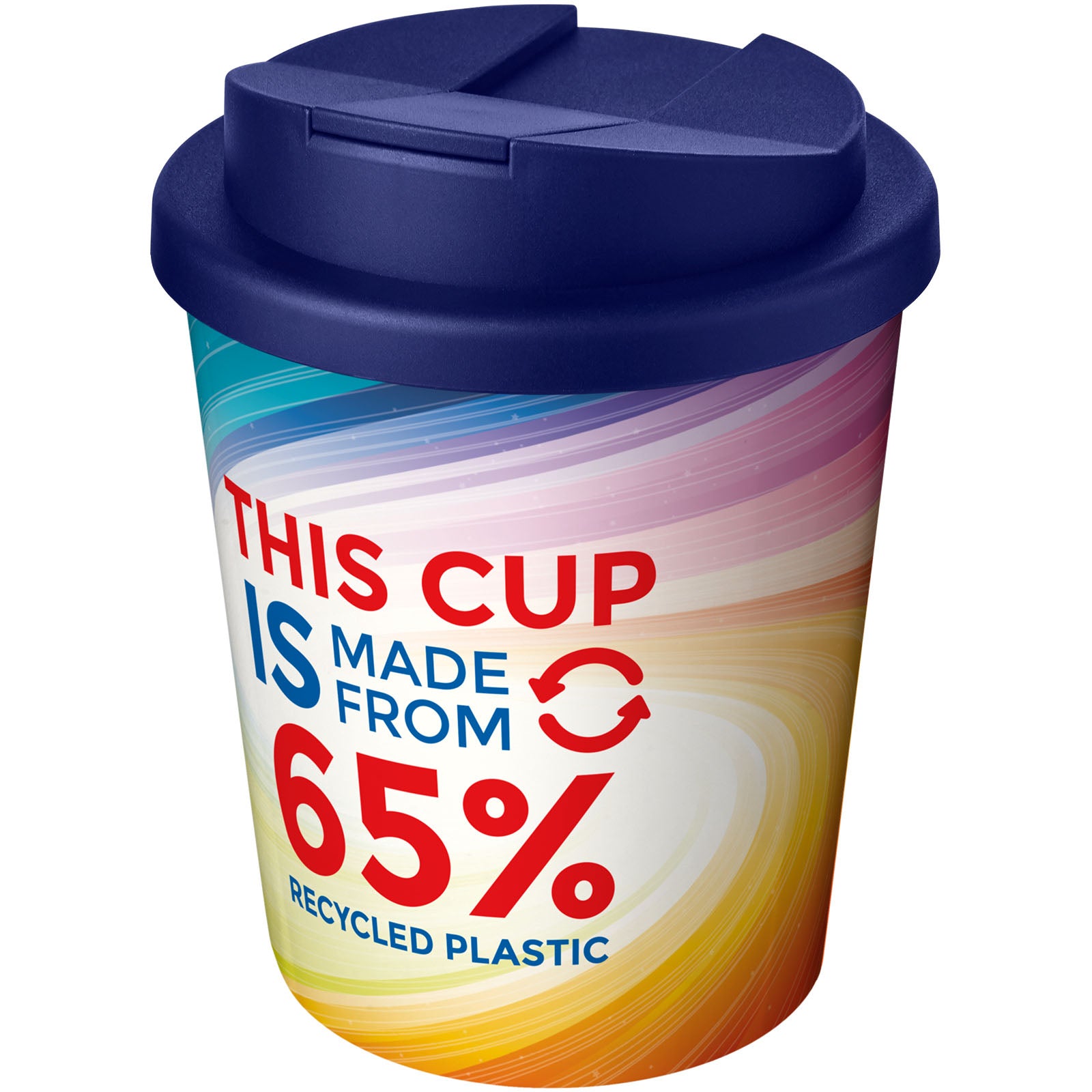 Brite-Americano Espresso Eco auslaufsicherer Isolierbecher, 250 ml – Blau