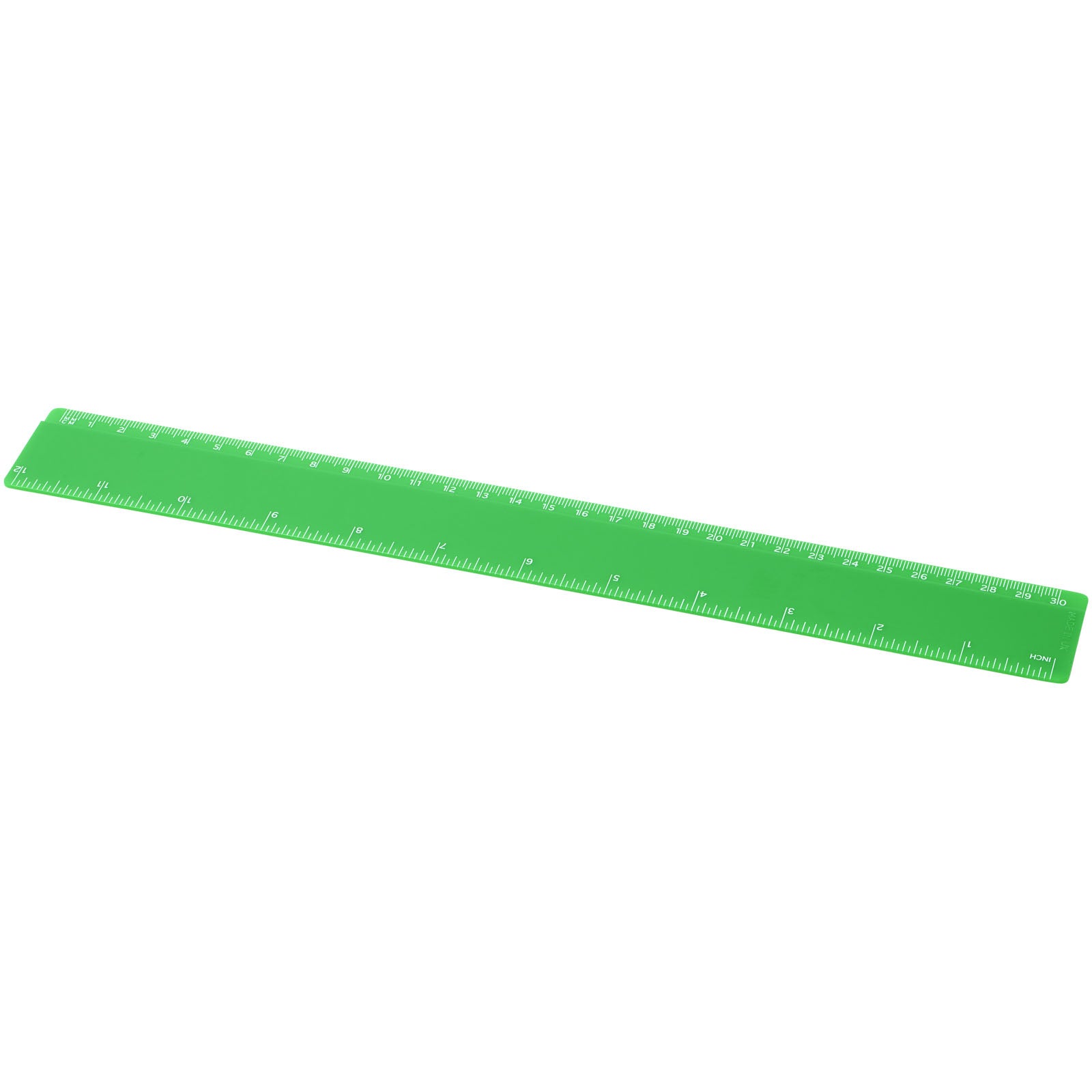 Renzo 30 cm Kunststofflineal – Grün