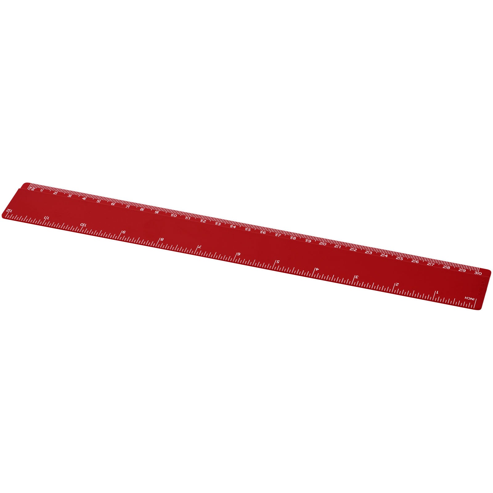 Renzo 30 cm Kunststofflineal – Rot