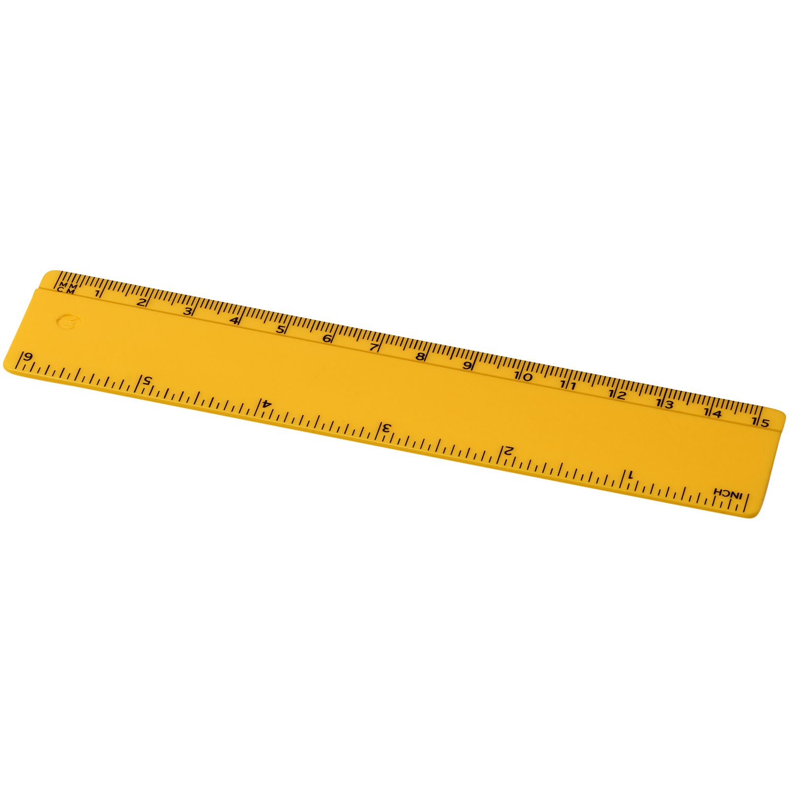 Renzo 15 cm Kunststofflineal – Gelb