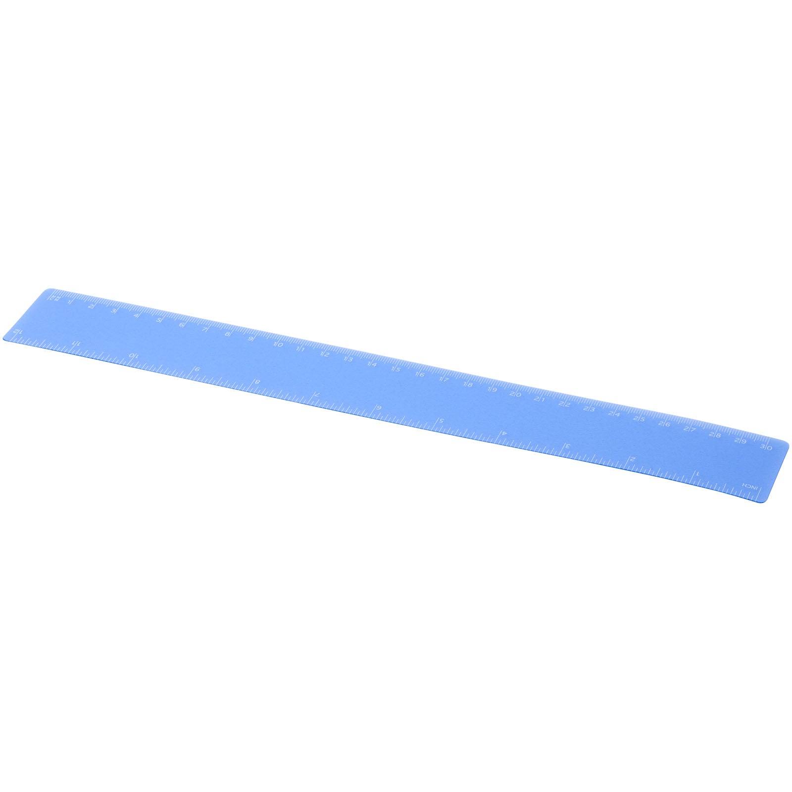 Rothko 30 cm Kunststofflineal – Blau Mattiert