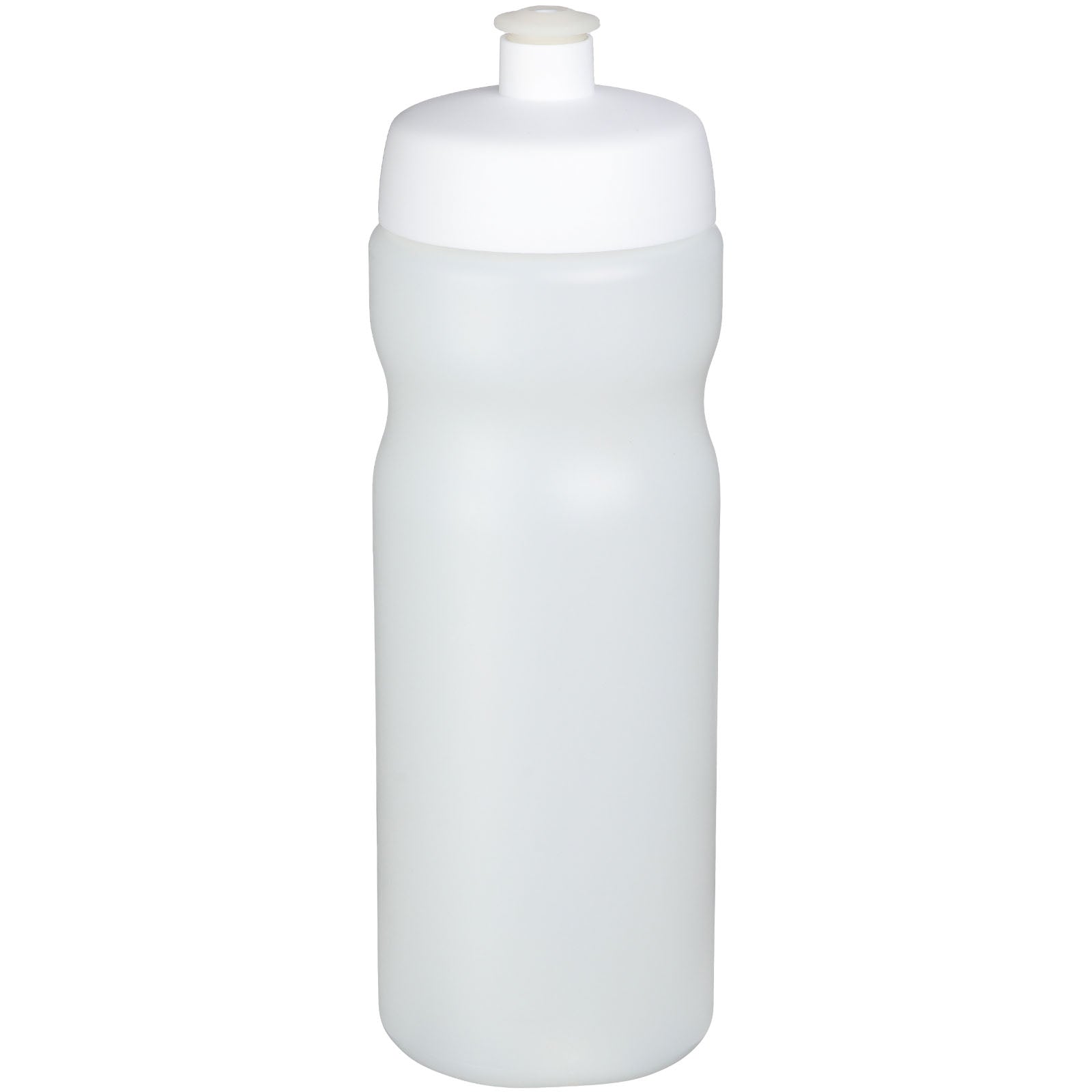 Baseline® Plus 650 ml Sportflasche – Transparent und Weiss