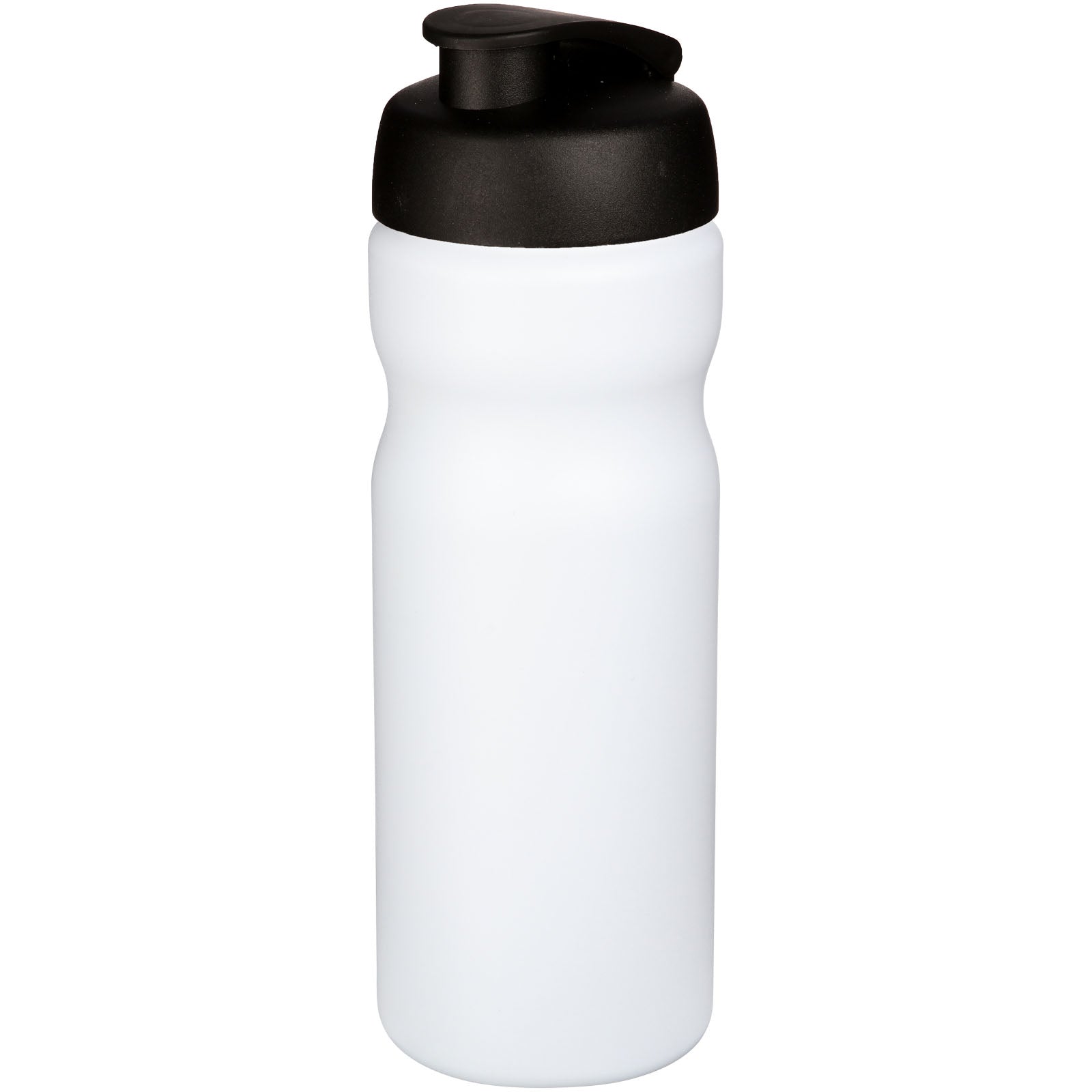 Baseline® Plus 650 ml Sportflasche mit Klappdeckel – Weiss und Schwarz