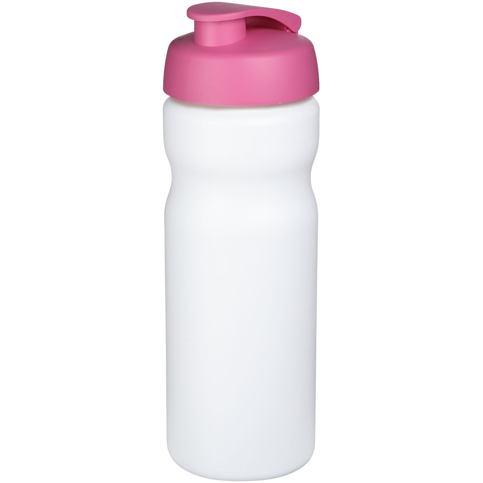 Baseline® Plus 650 ml Sportflasche mit Klappdeckel – Weiss und Rosa
