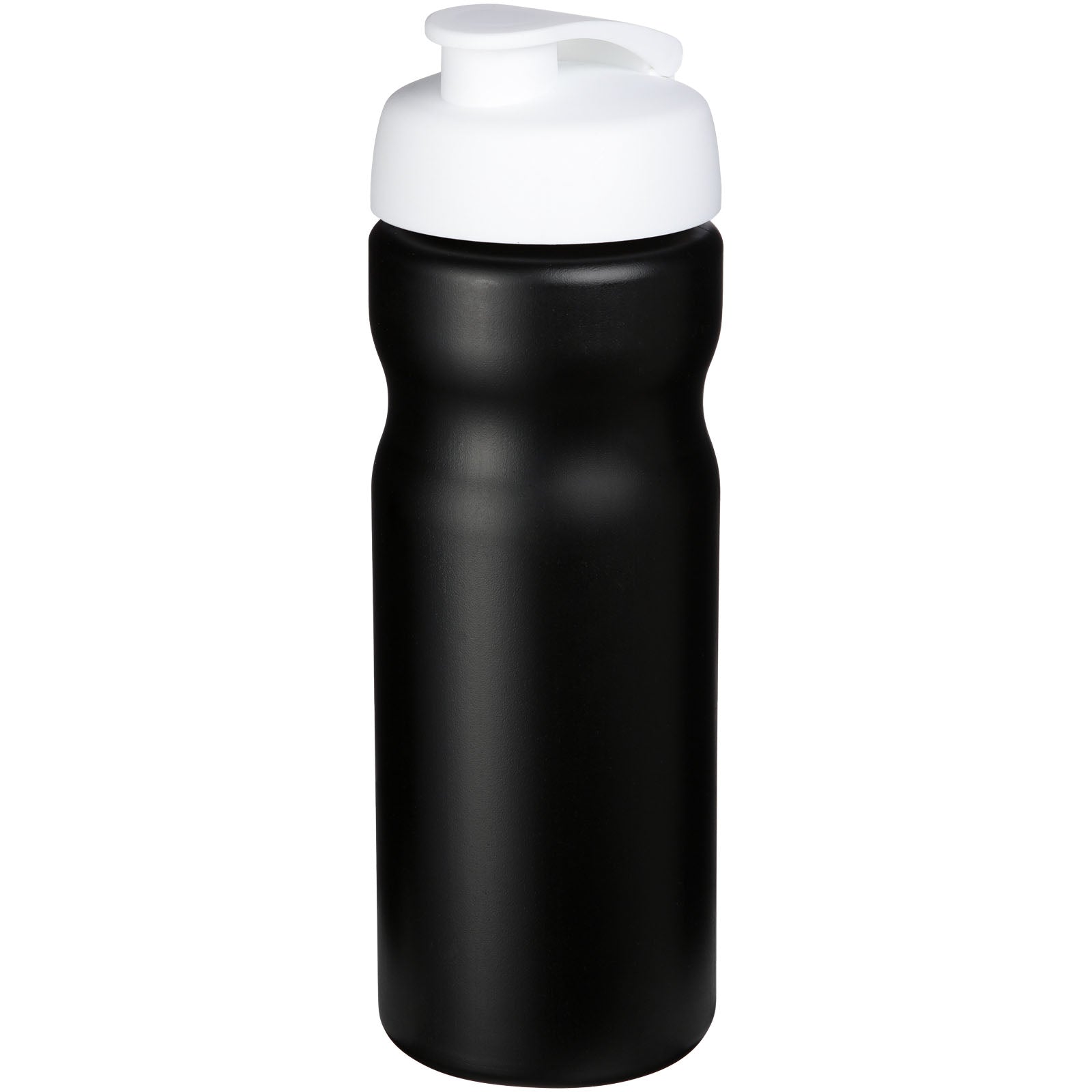 Baseline® Plus 650 ml Sportflasche mit Klappdeckel – Schwarz und Weiss