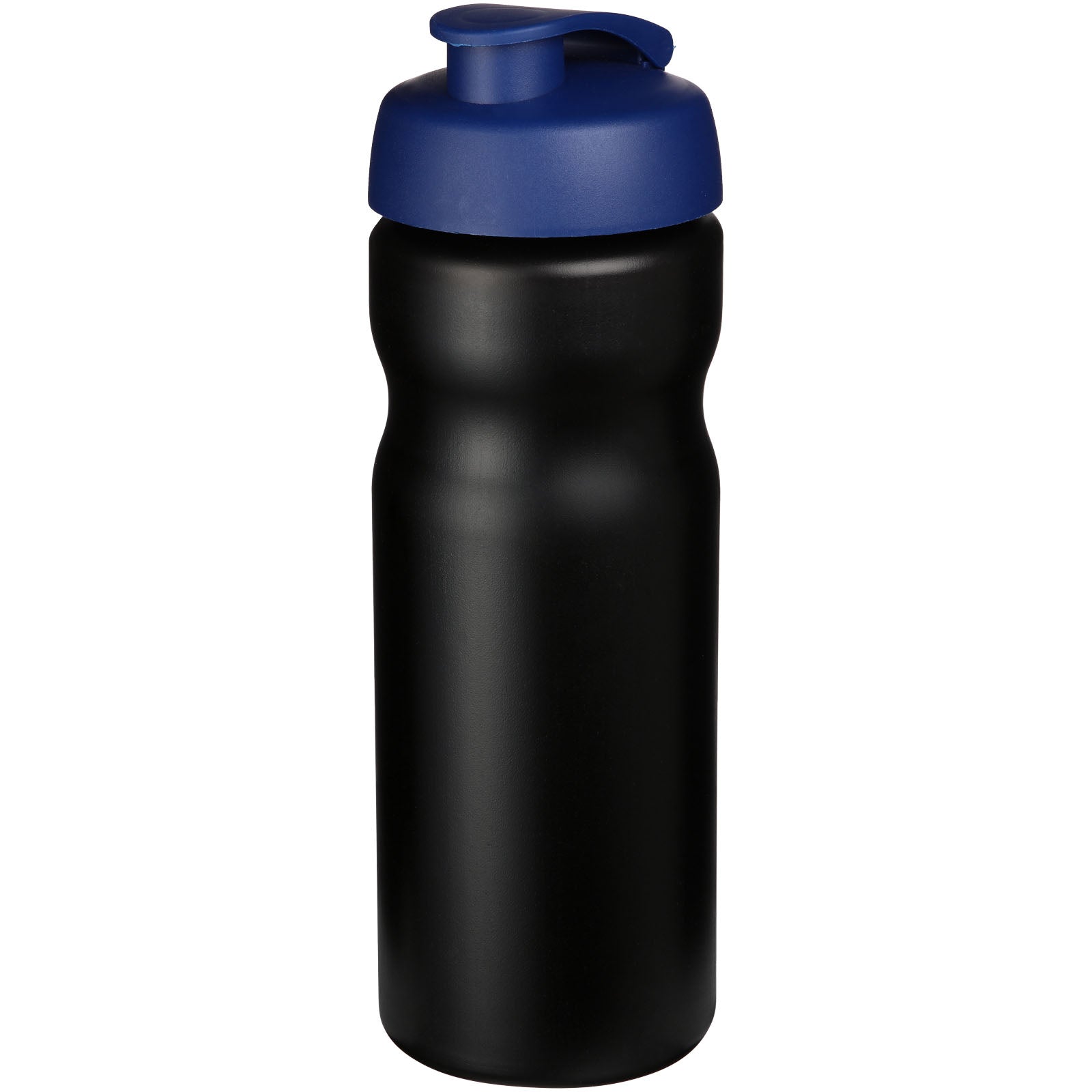 Baseline® Plus 650 ml Sportflasche mit Klappdeckel – Schwarz und Blau