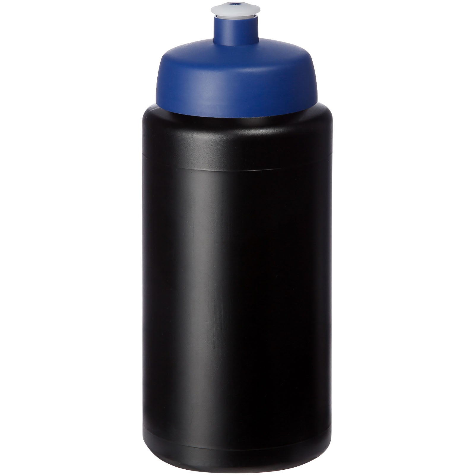 Baseline® Plus grip 500 ml Sportflasche mit Sportdeckel – Schwarz und Blau