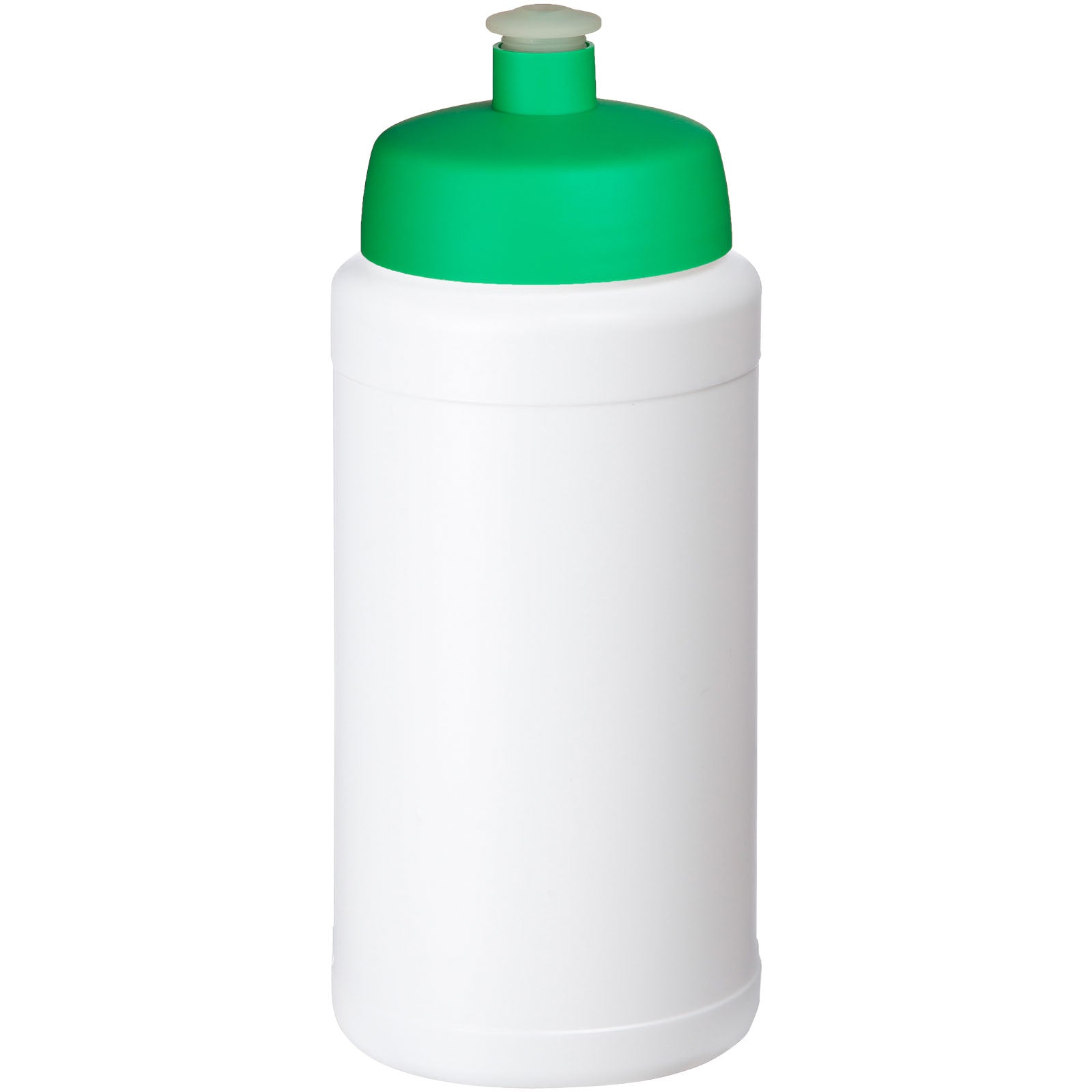 Baseline® Plus 500 ml Flasche mit Sportdeckel – Weiss und Grün