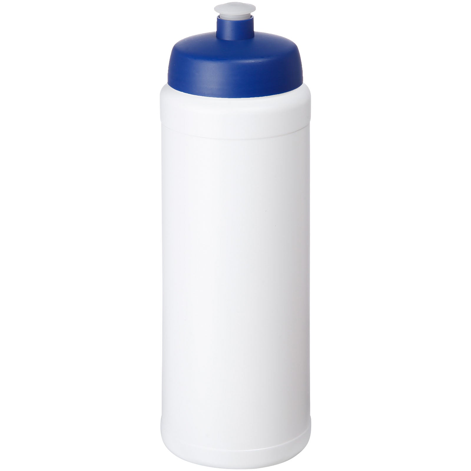 Baseline® Plus grip 750 ml Sportflasche mit Sportdeckel – Weiss und Blau