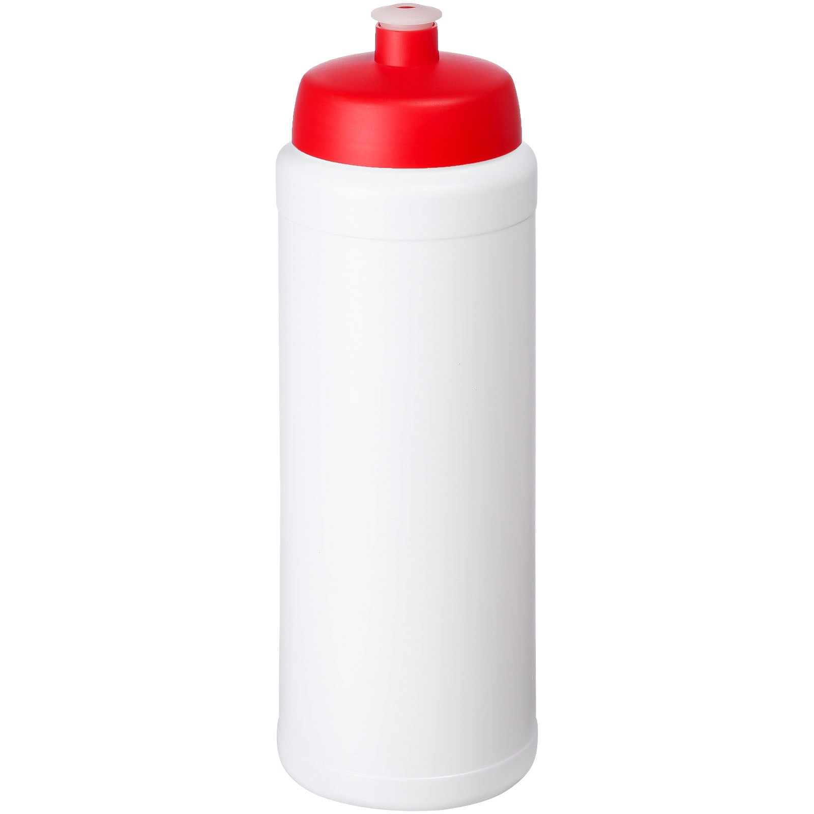 Baseline® Plus grip 750 ml Sportflasche mit Sportdeckel – Weiss und Rot