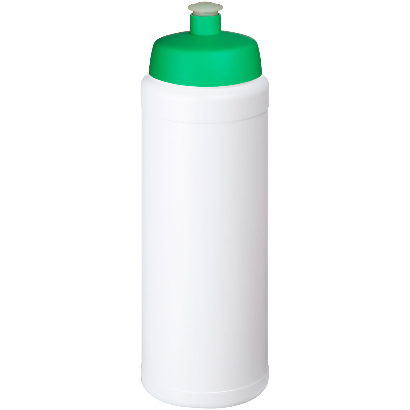 Baseline® Plus grip 750 ml Sportflasche mit Sportdeckel – Weiss und Grün