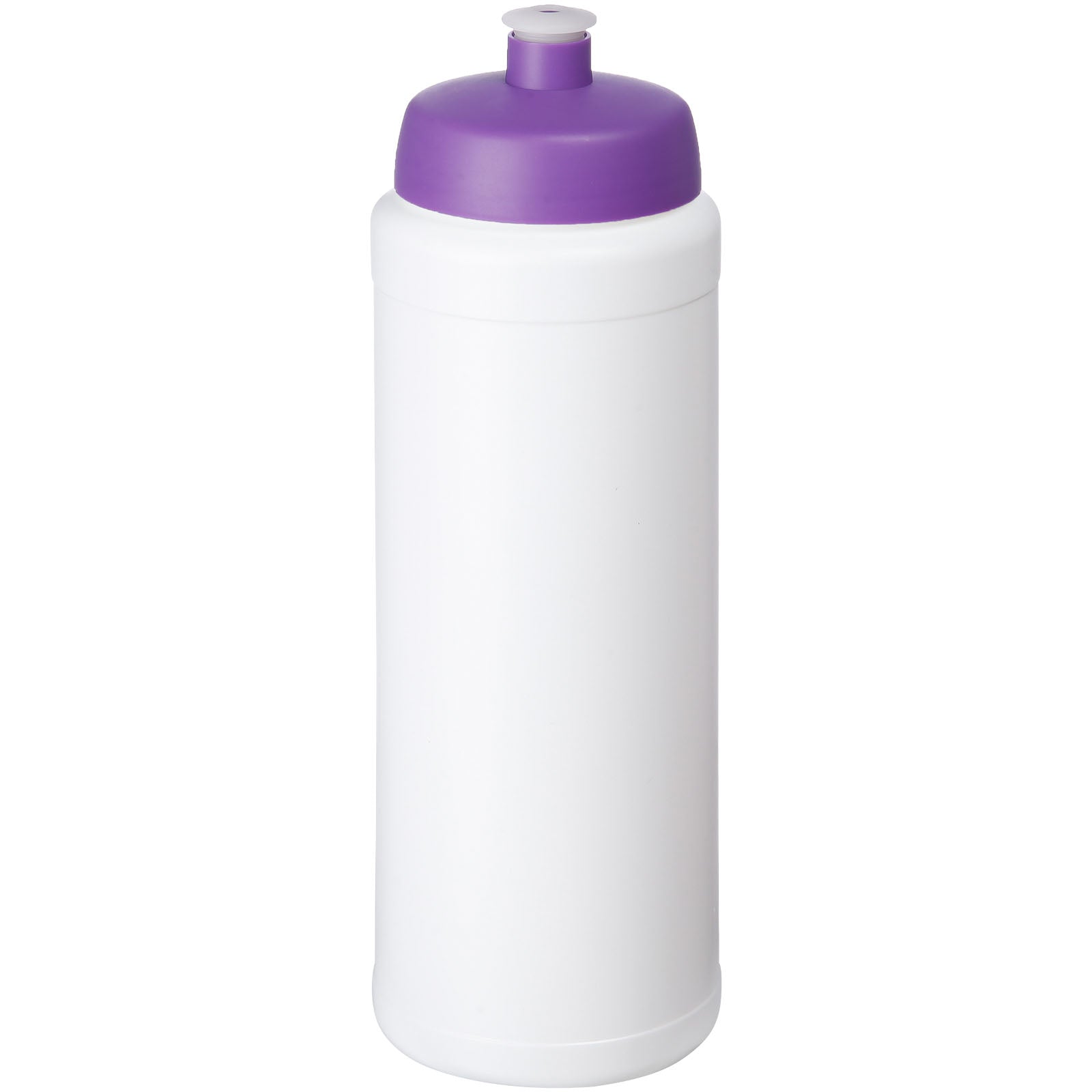 Baseline® Plus grip 750 ml Sportflasche mit Sportdeckel – Weiss und Lila