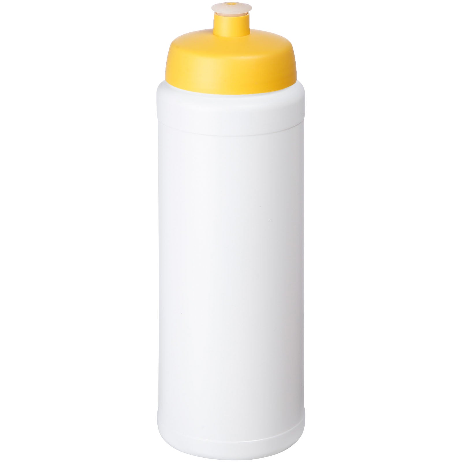 Baseline® Plus grip 750 ml Sportflasche mit Sportdeckel – Weiss und Gelb