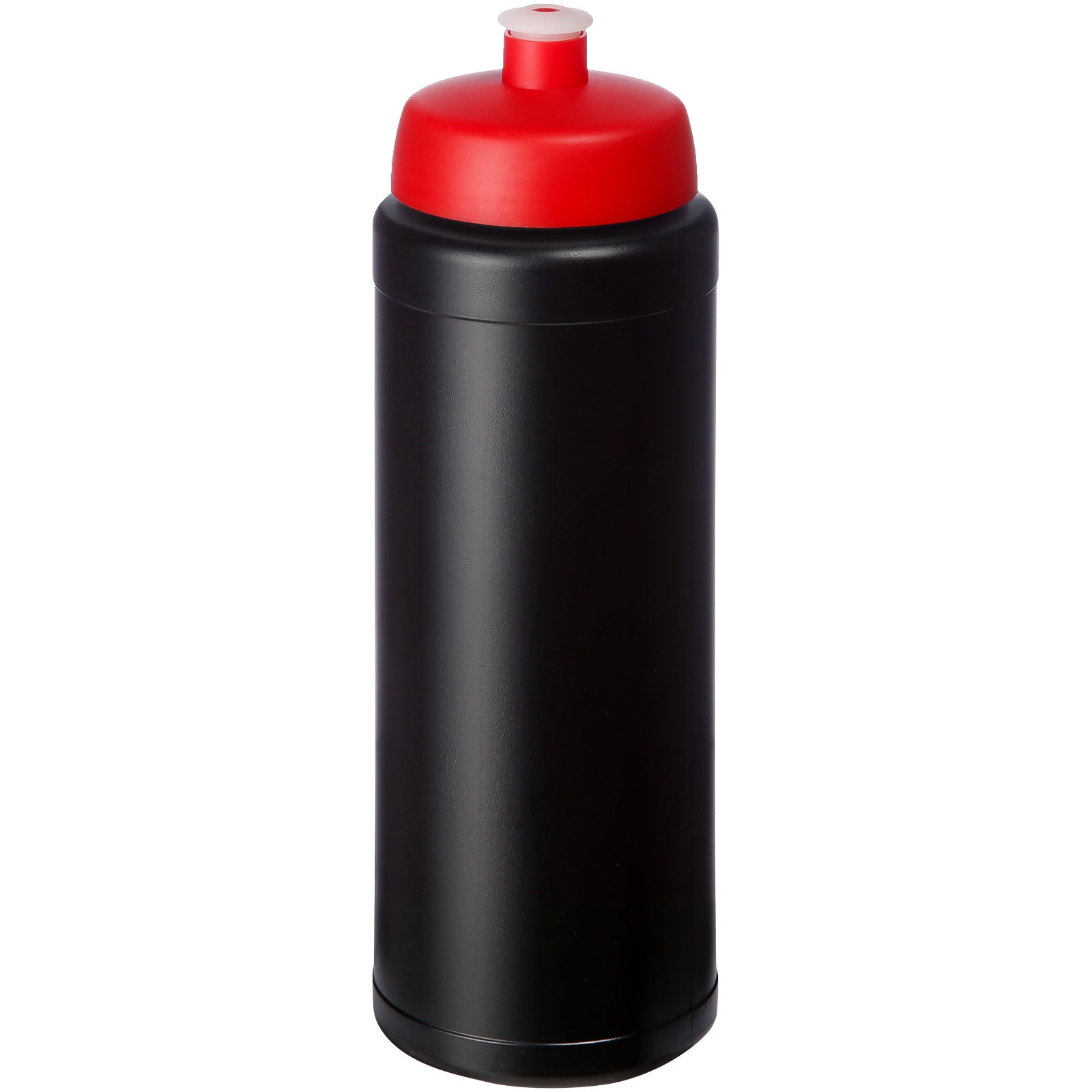 Baseline® Plus grip 750 ml Sportflasche mit Sportdeckel – Schwarz und Rot