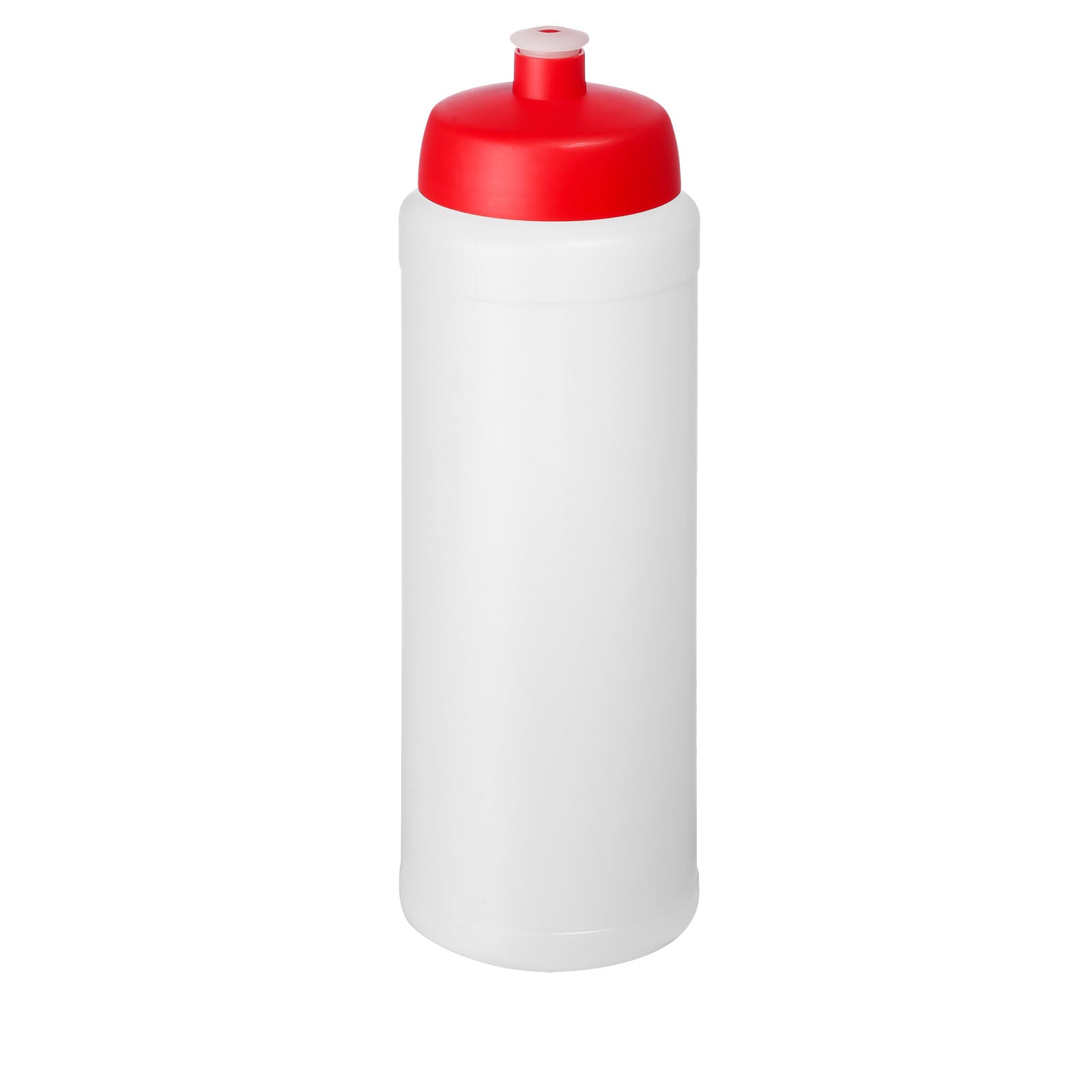Baseline® Plus 750 ml Flasche mit Sportdeckel – Transparent und Rot