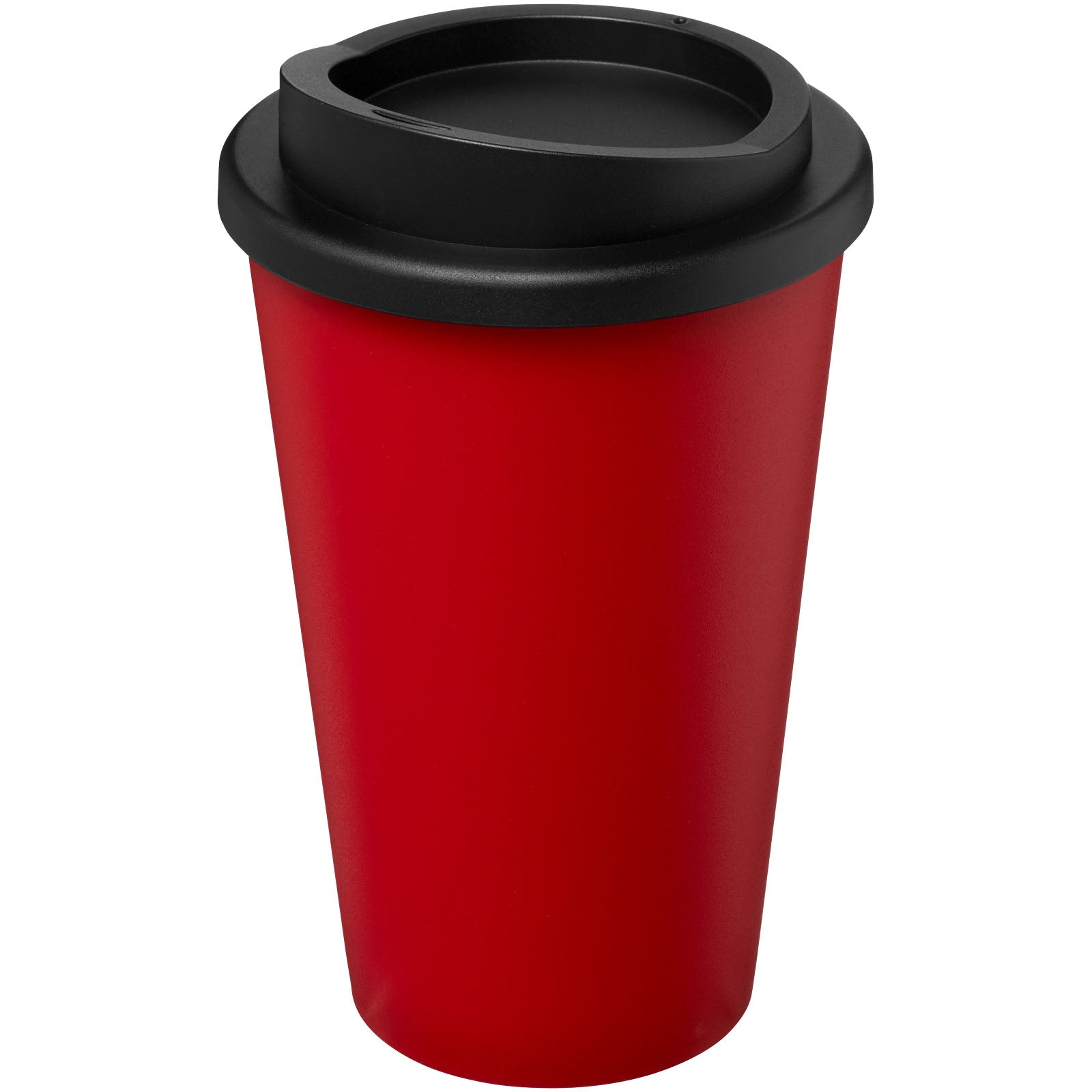 Americano® recycelter isolierter 350 ml Becher – Rot und Schwarz