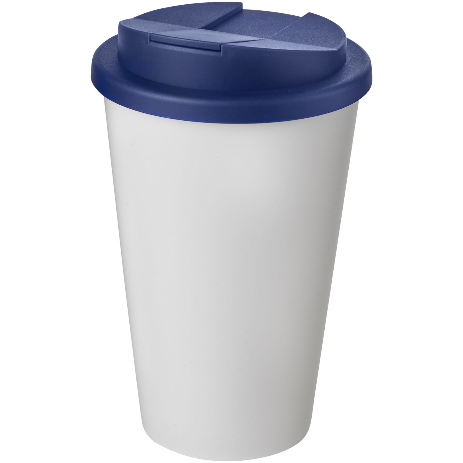 Americano® 350 ml Isolierbecher mit auslaufsicherem Schraubverschluss – Weiss und Blau
