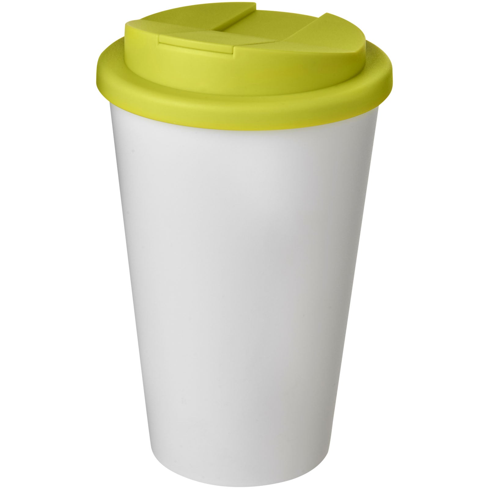 Americano® 350 ml Isolierbecher mit auslaufsicherem Schraubverschluss – Weiss und Limone