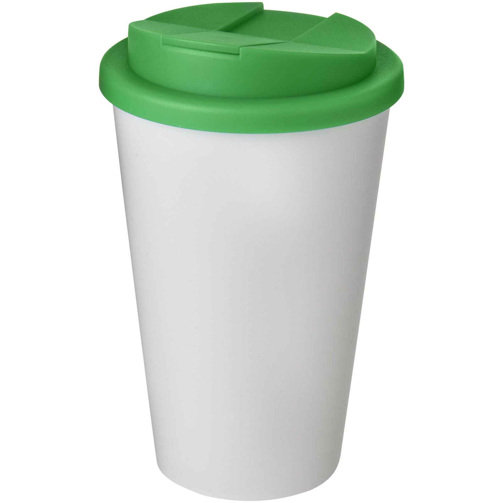 Americano® 350 ml Isolierbecher mit auslaufsicherem Schraubverschluss – Weiss und Grün