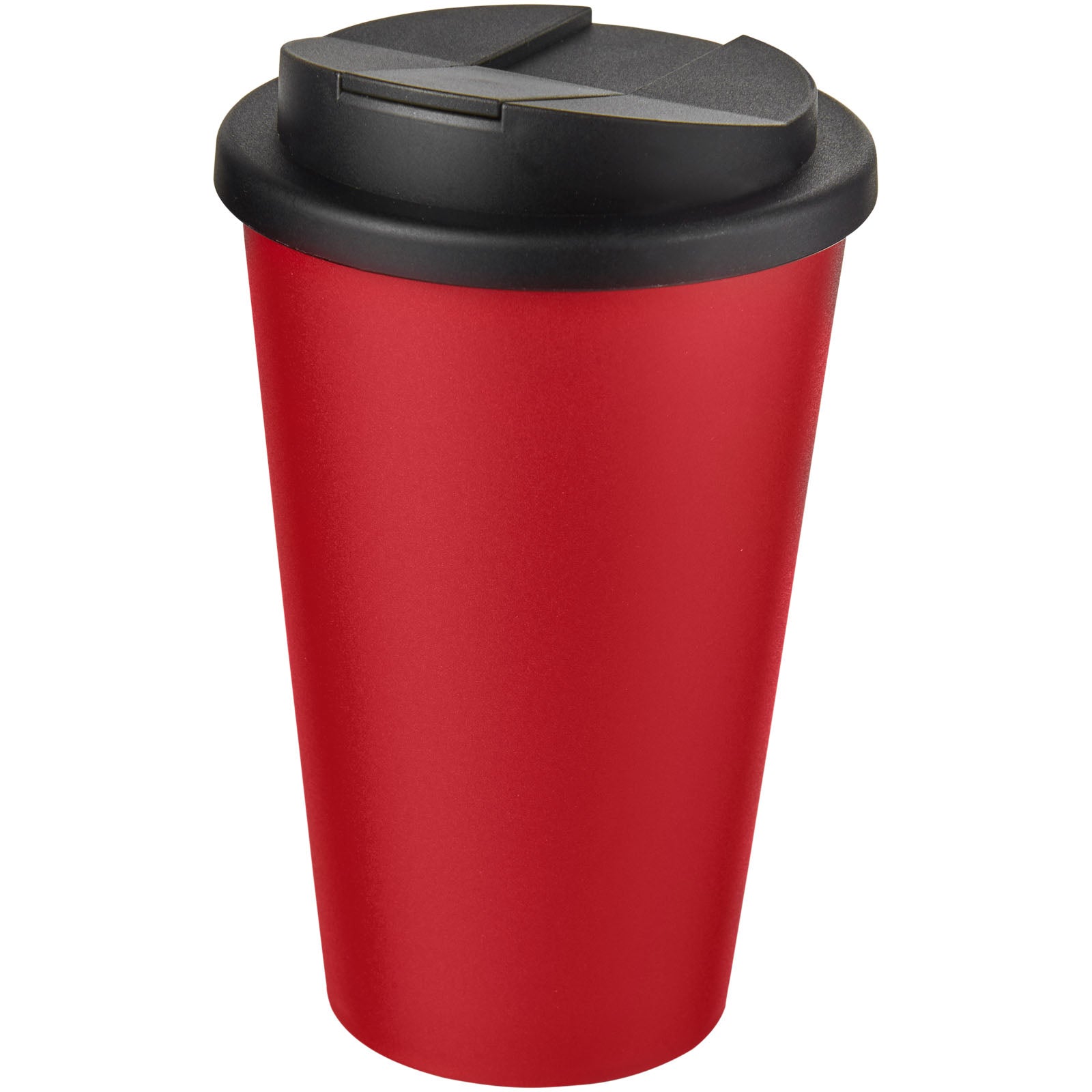 Americano® 350 ml Isolierbecher mit auslaufsicherem Schraubverschluss – Rot und Schwarz
