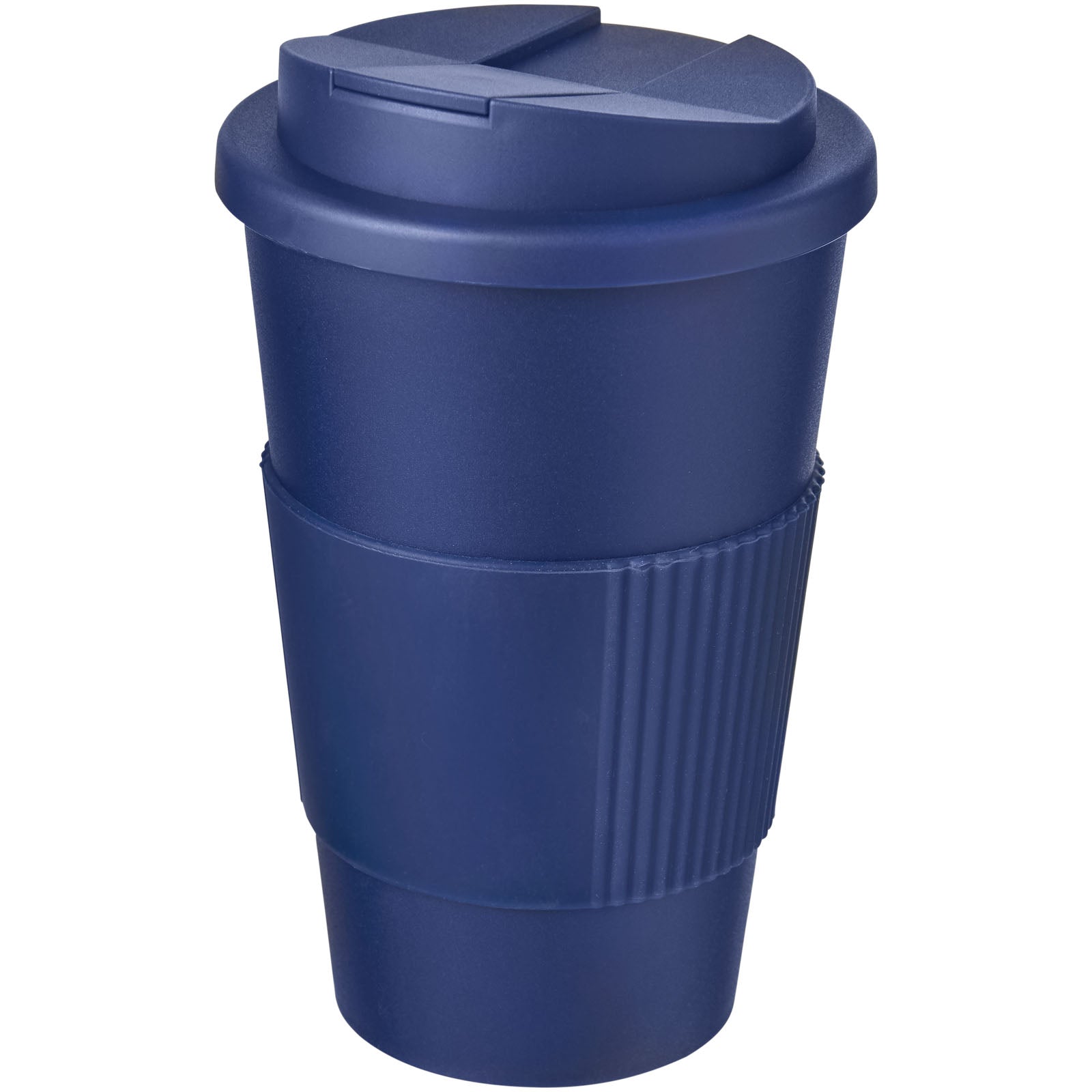 Americano® 350 ml Isolierbecher mit Schutzring & auslaufsicherem Schraubverschluss – Blau