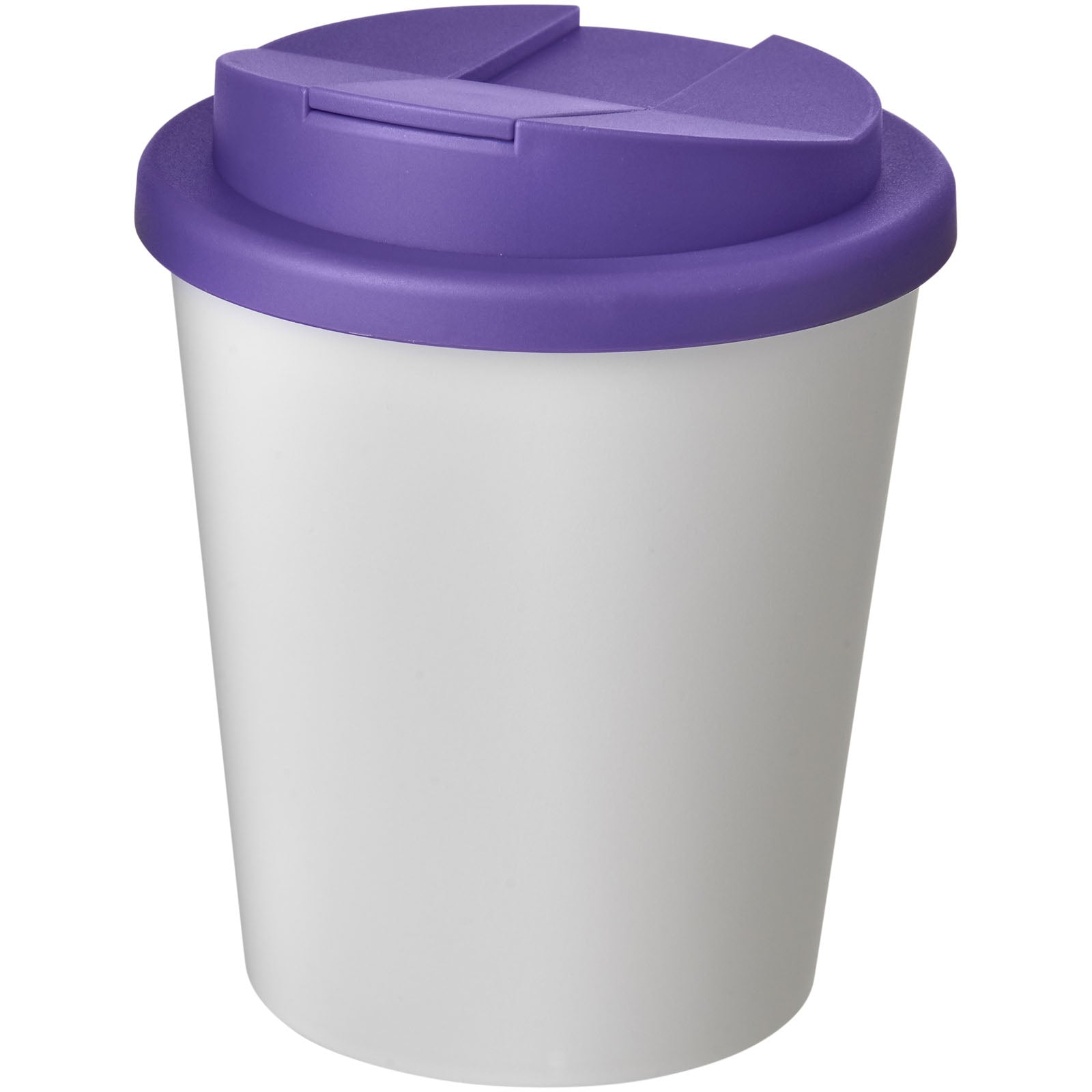 Americano® Espresso 250 ml Isolierbecher mit auslaufsicherem Schraubverschluss – Weiss und Lila