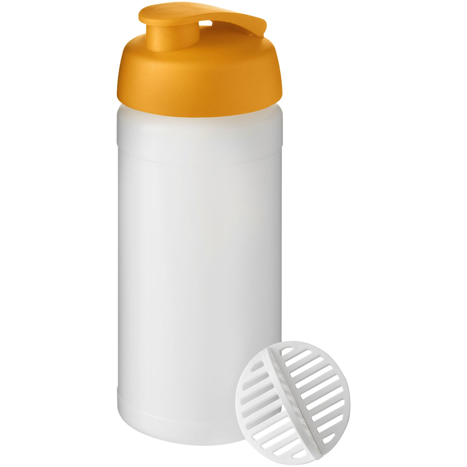 Baseline Plus 500 ml Shakerflasche – Orange und Klar Mattiert