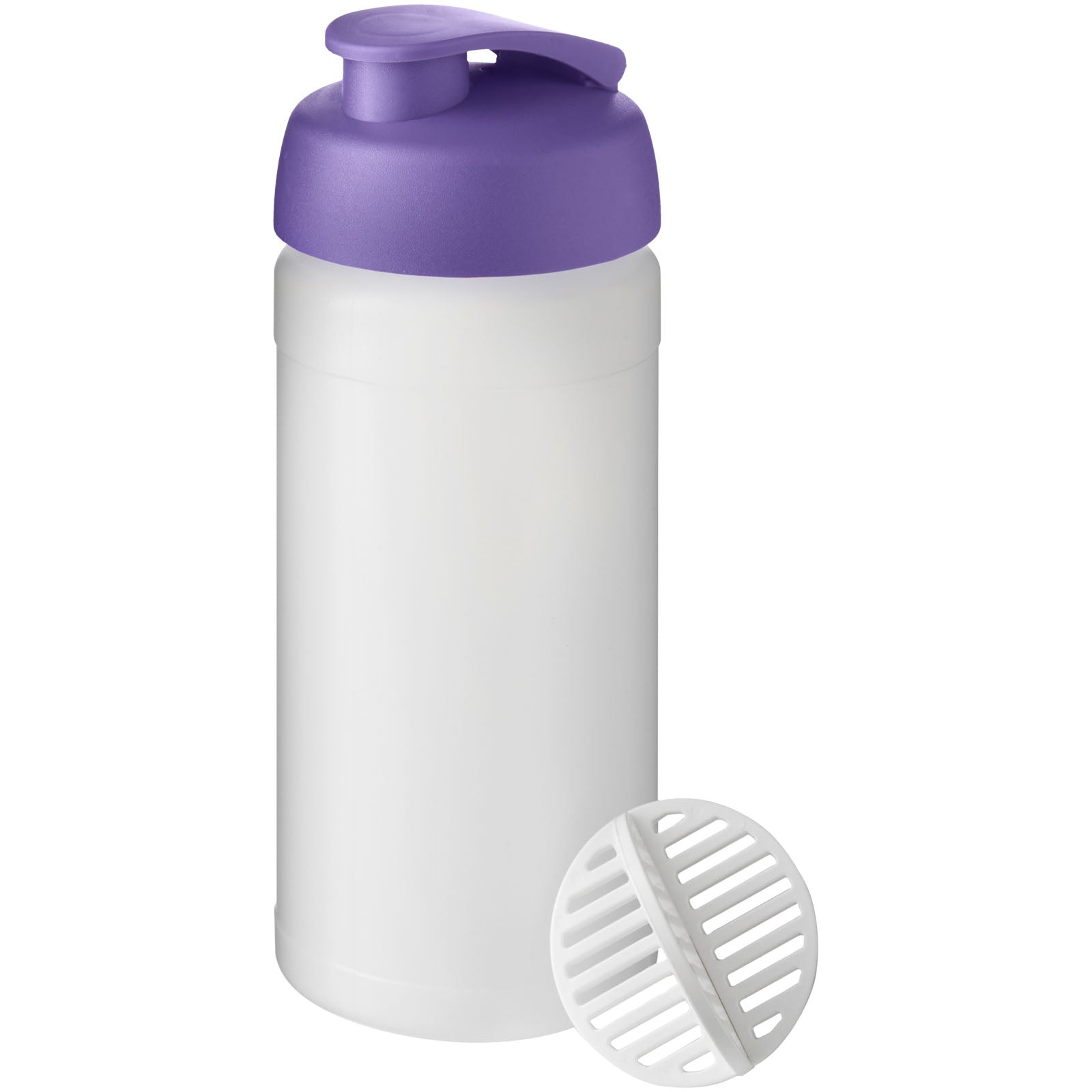 Baseline Plus 500 ml Shakerflasche – Lila und Klar Mattiert