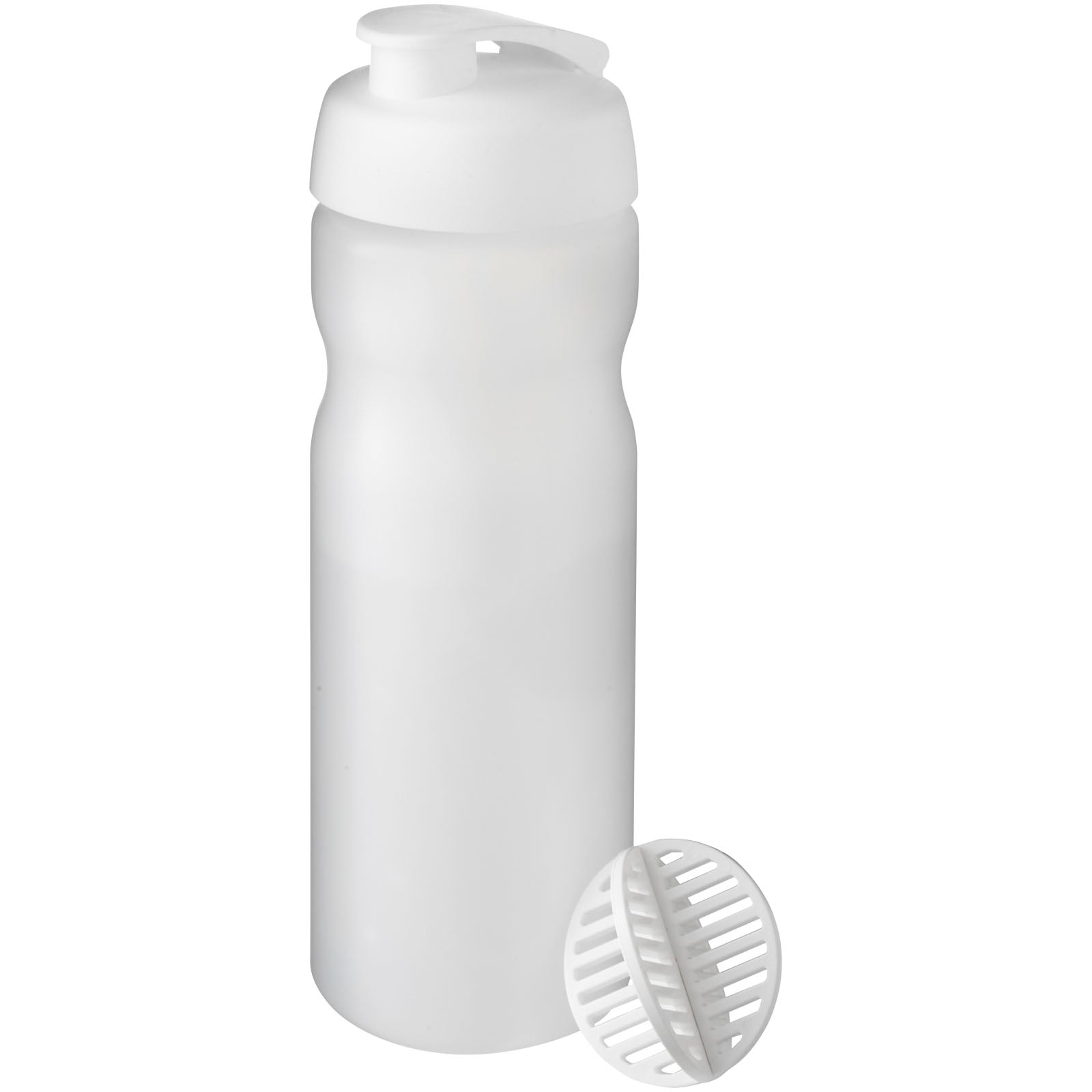 Baseline Plus 650 ml Shakerflasche – Weiss und Klar Mattiert