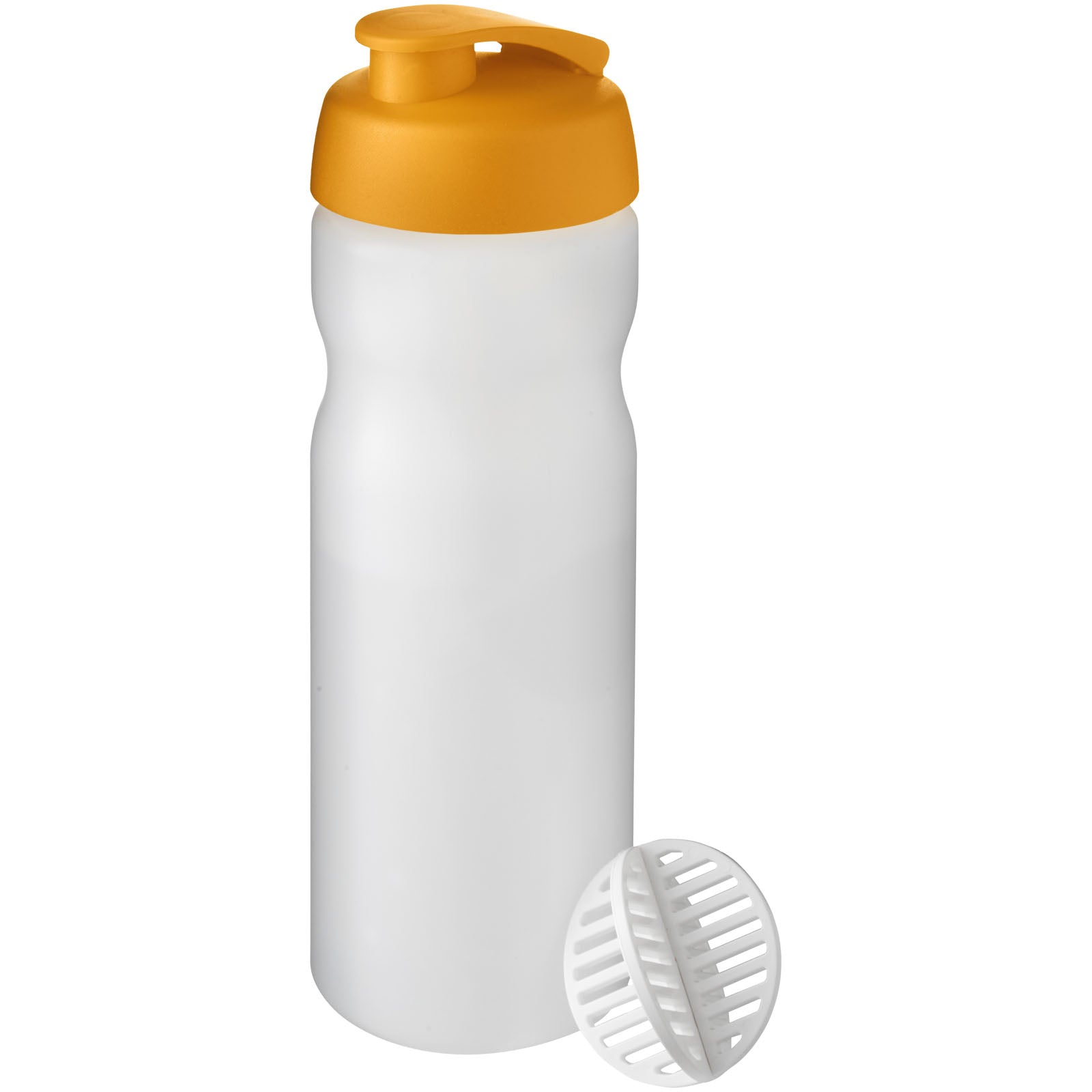 Baseline Plus 650 ml Shakerflasche – Orange und Klar Mattiert