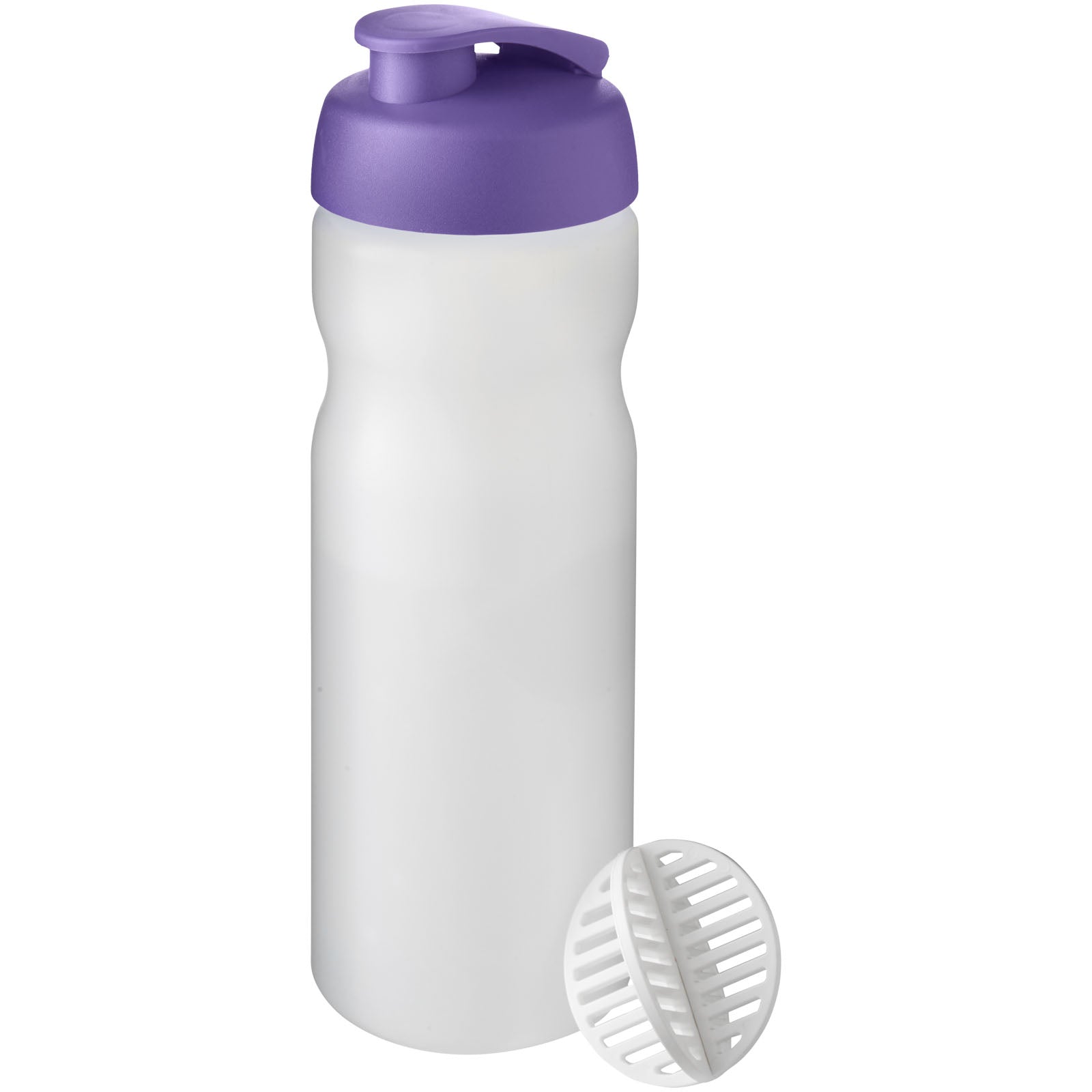 Baseline Plus 650 ml Shakerflasche – Lila und Klar Mattiert