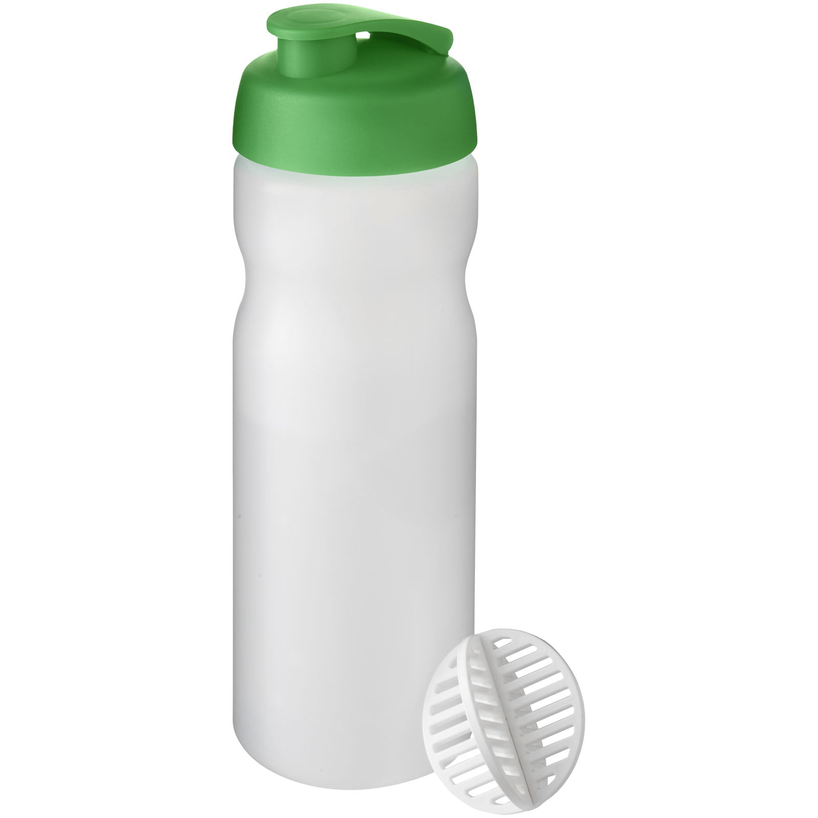 Baseline Plus 650 ml Shakerflasche – Grün und Klar Mattiert