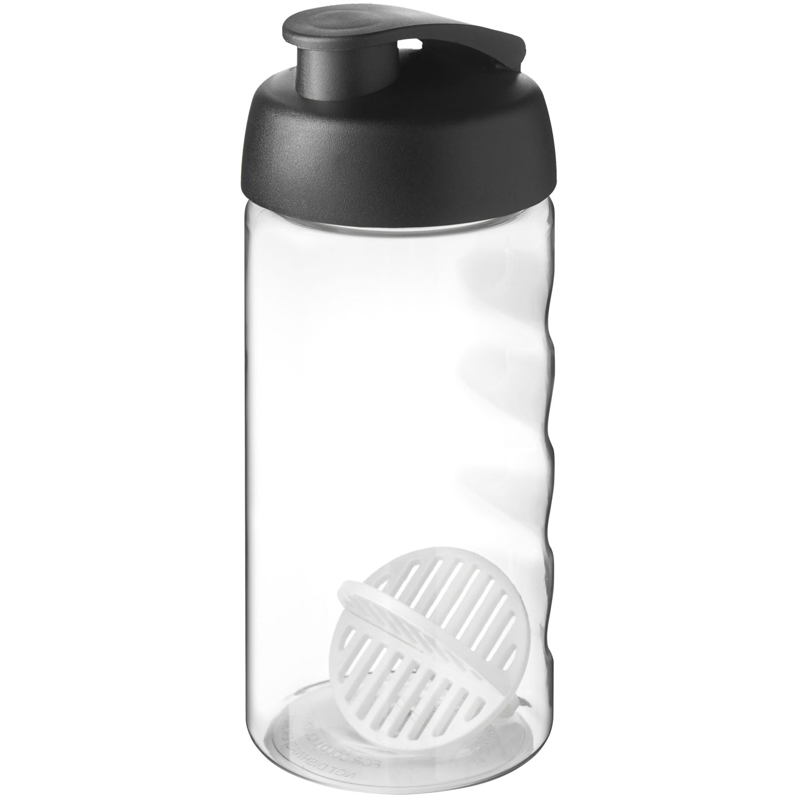 H2O Active® Bop 500 ml Shakerflasche – Schwarz und Transparent