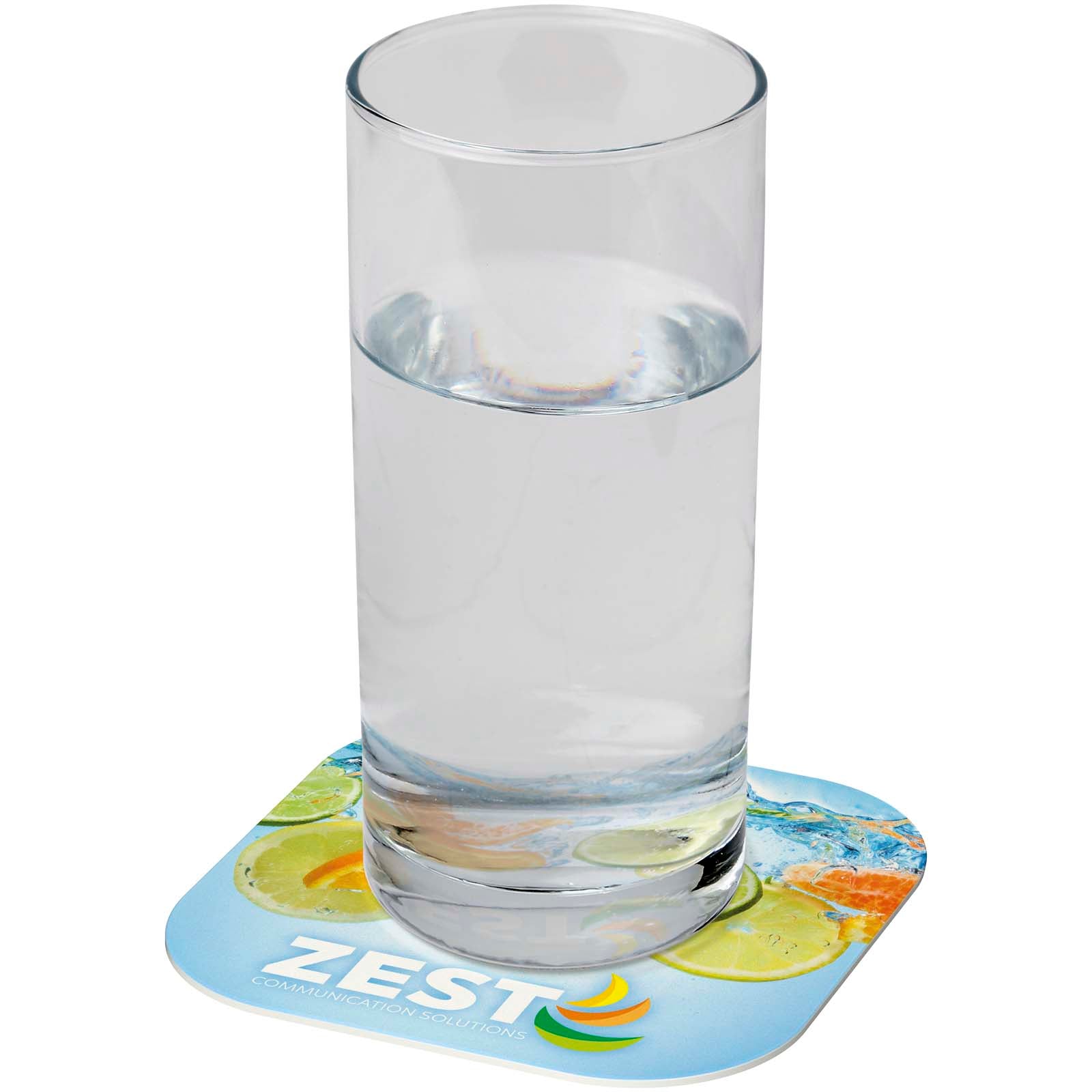 Lumin quadratischer Untersetzer – Weiss