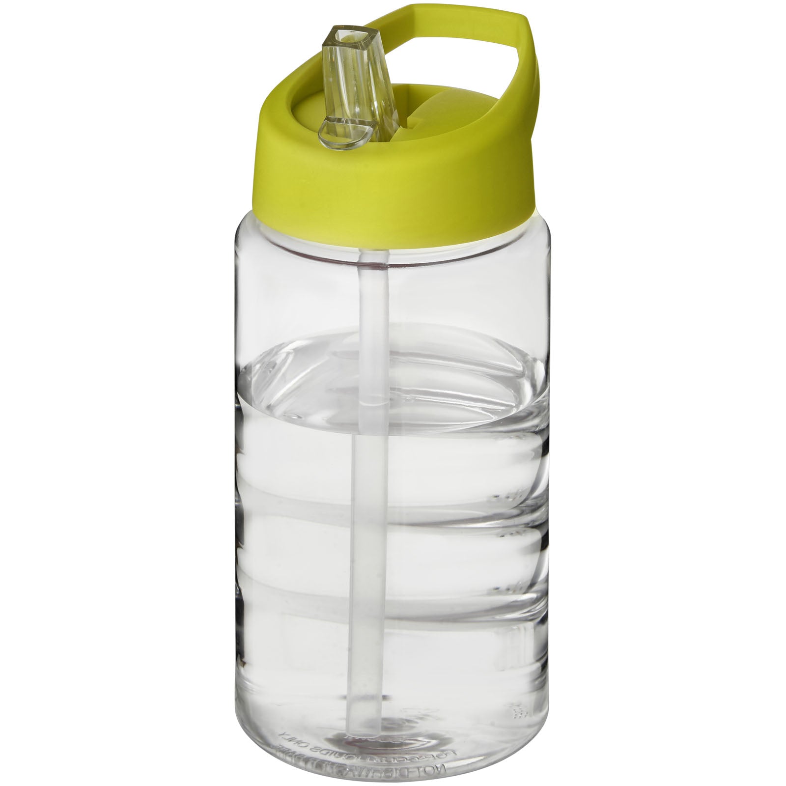 H2O Active® Bop 500 ml Sportflasche mit Ausgussdeckel – Transparent und Limone