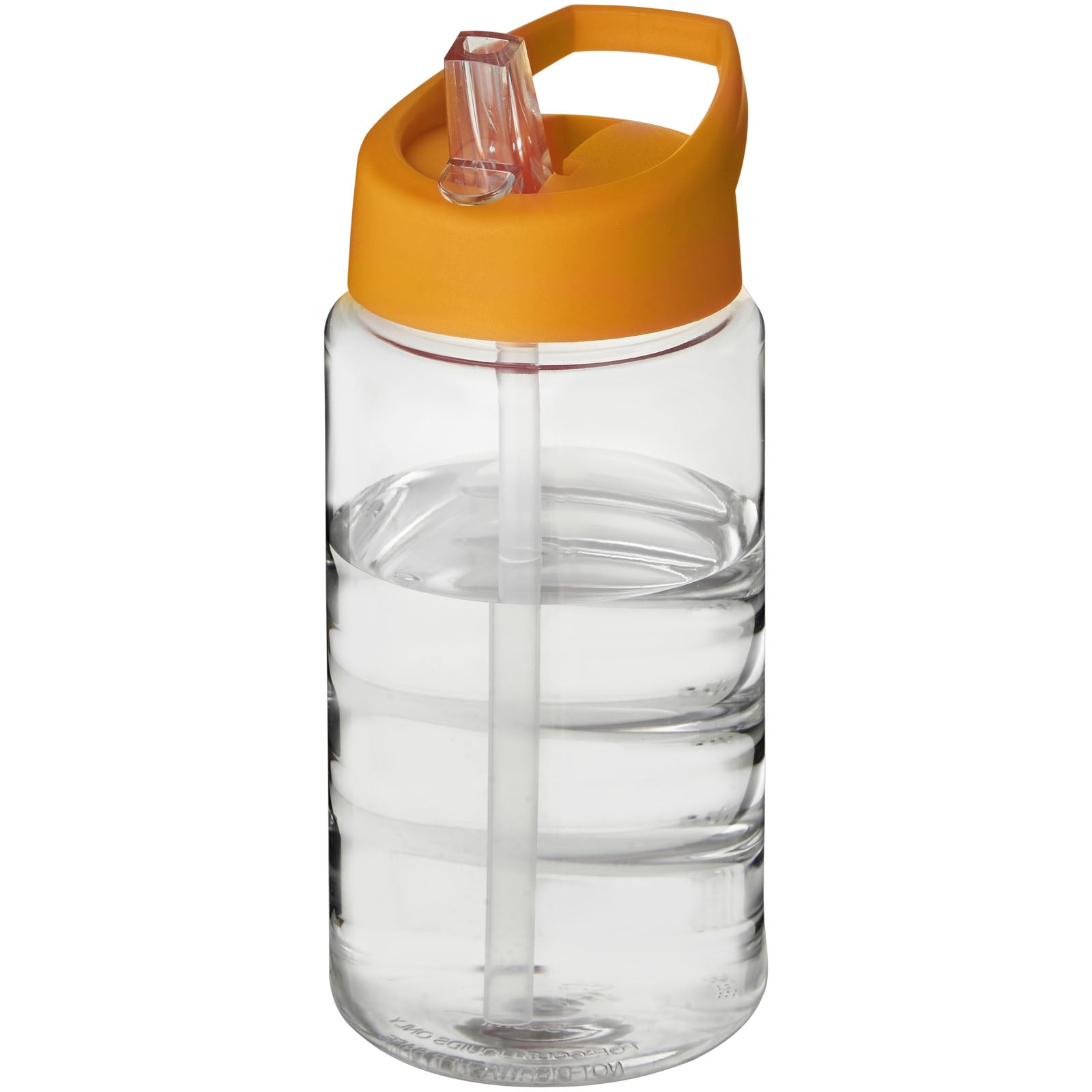 H2O Active® Bop 500 ml Sportflasche mit Ausgussdeckel – Transparent und Orange