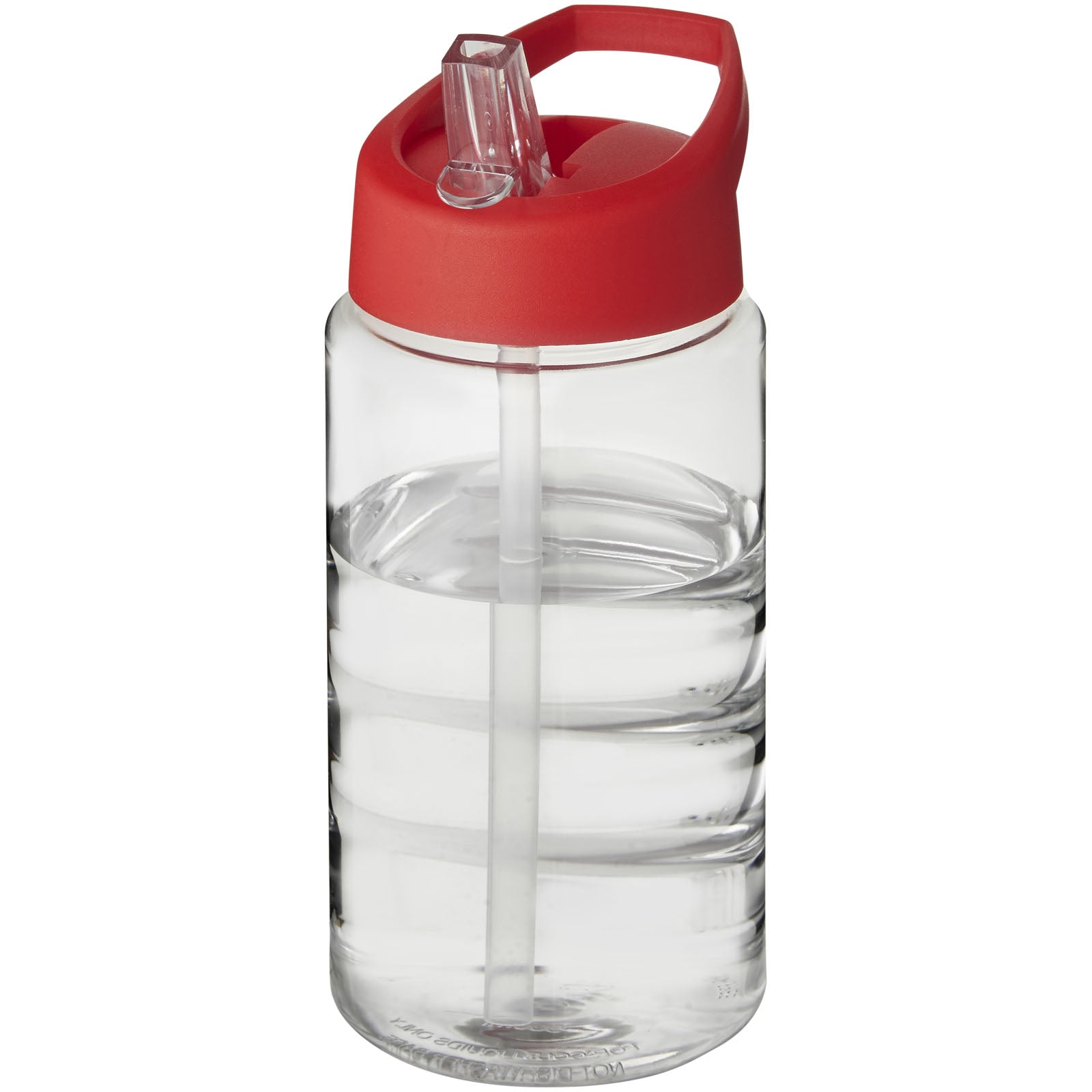 H2O Active® Bop 500 ml Sportflasche mit Ausgussdeckel – Transparent und Rot