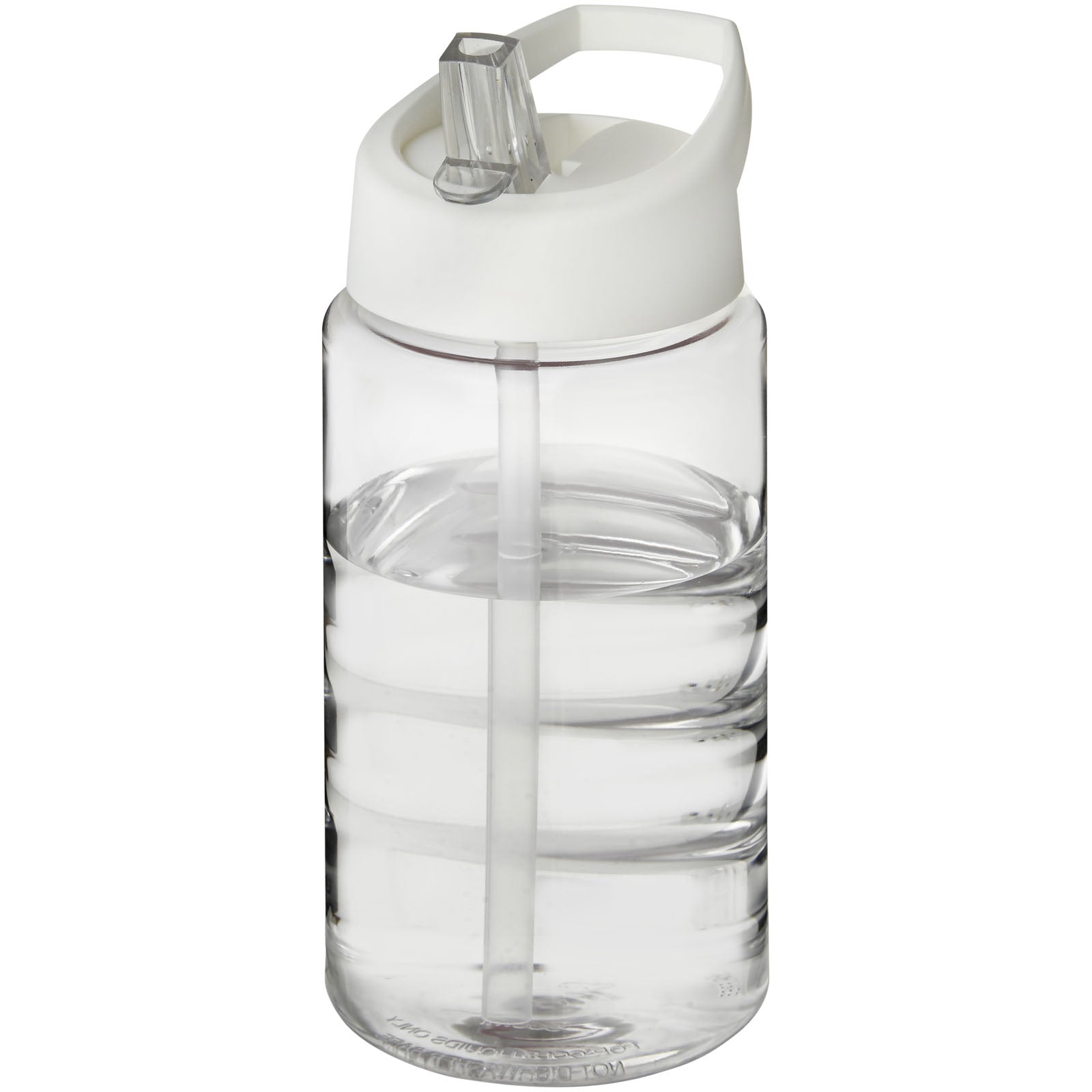 H2O Active® Bop 500 ml Sportflasche mit Ausgussdeckel – Transparent und Weiss