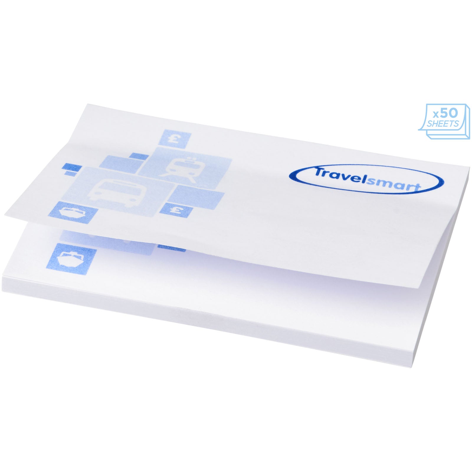 Sticky-Mate® Haftnotizen 100 x 75 mm – Weiss – 100 Seiten