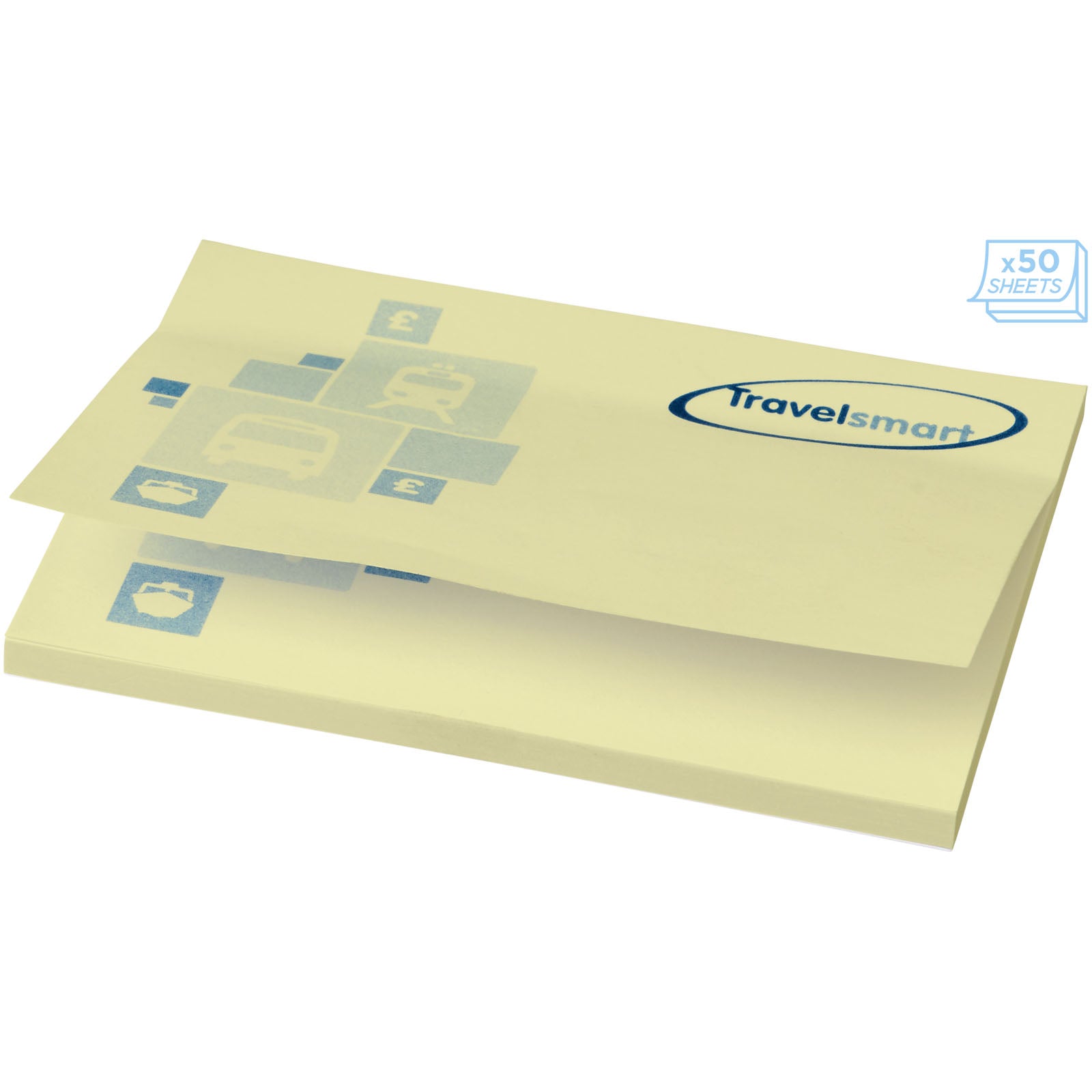 Sticky-Mate® Haftnotizen 100 x 75 mm – Hellgelb – 100 Seiten