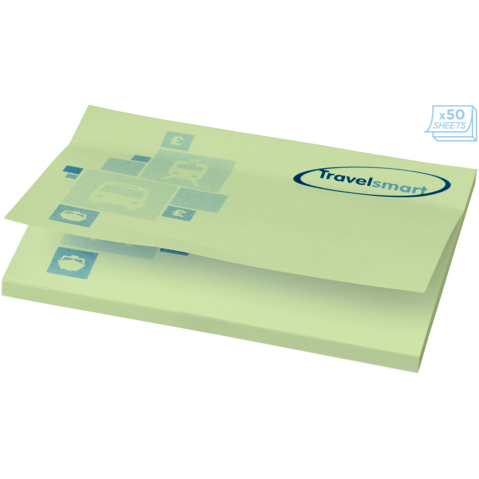 Sticky-Mate® Haftnotizen 100 x 75 mm – Mintgrün – 100 Seiten